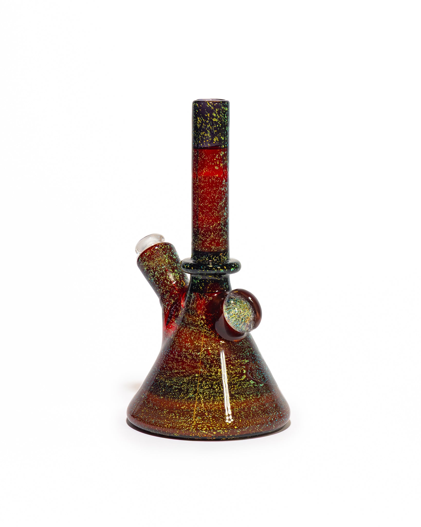 W.C. Stearns - Beaker Jammer - Red & Gold Shimmer