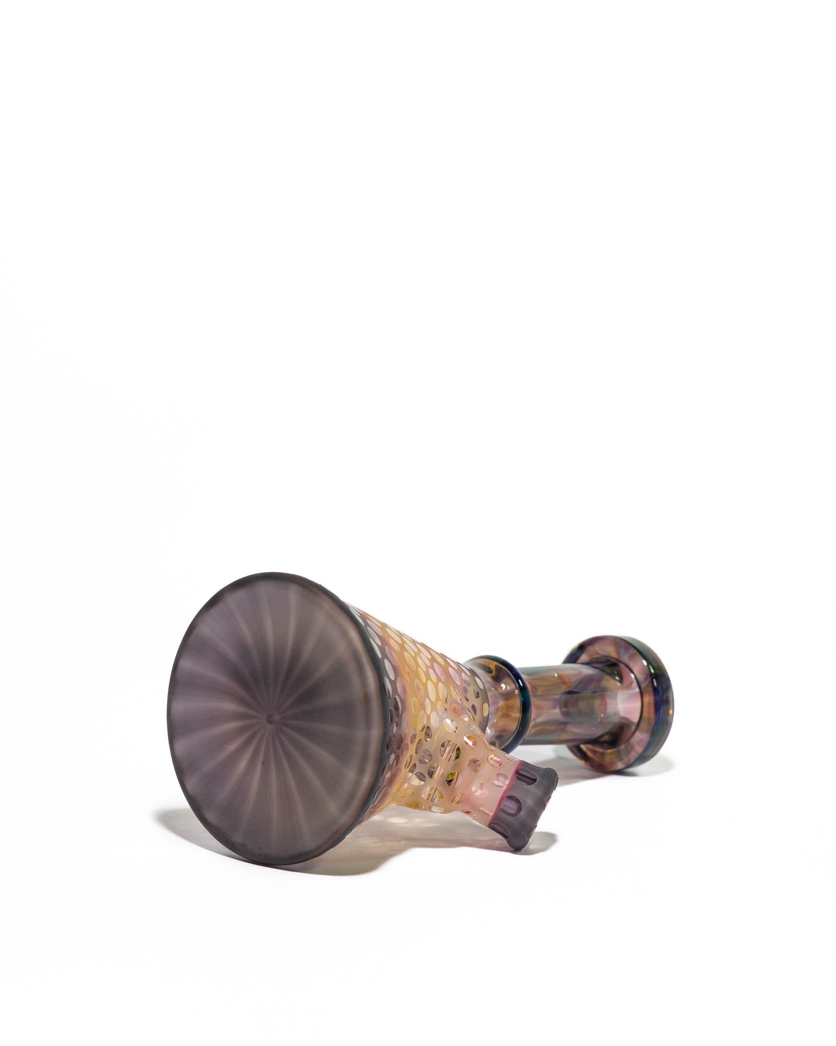 Gobs Glass - Beaker - Purple & Yellow