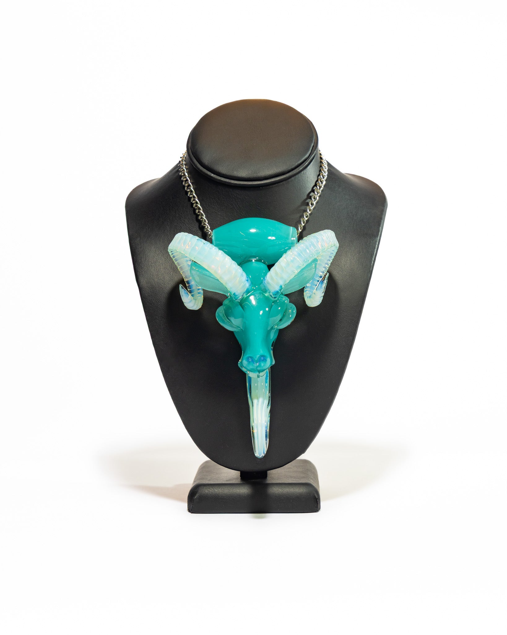 Matt Robertson - Ice Blue Goat Head Pendant