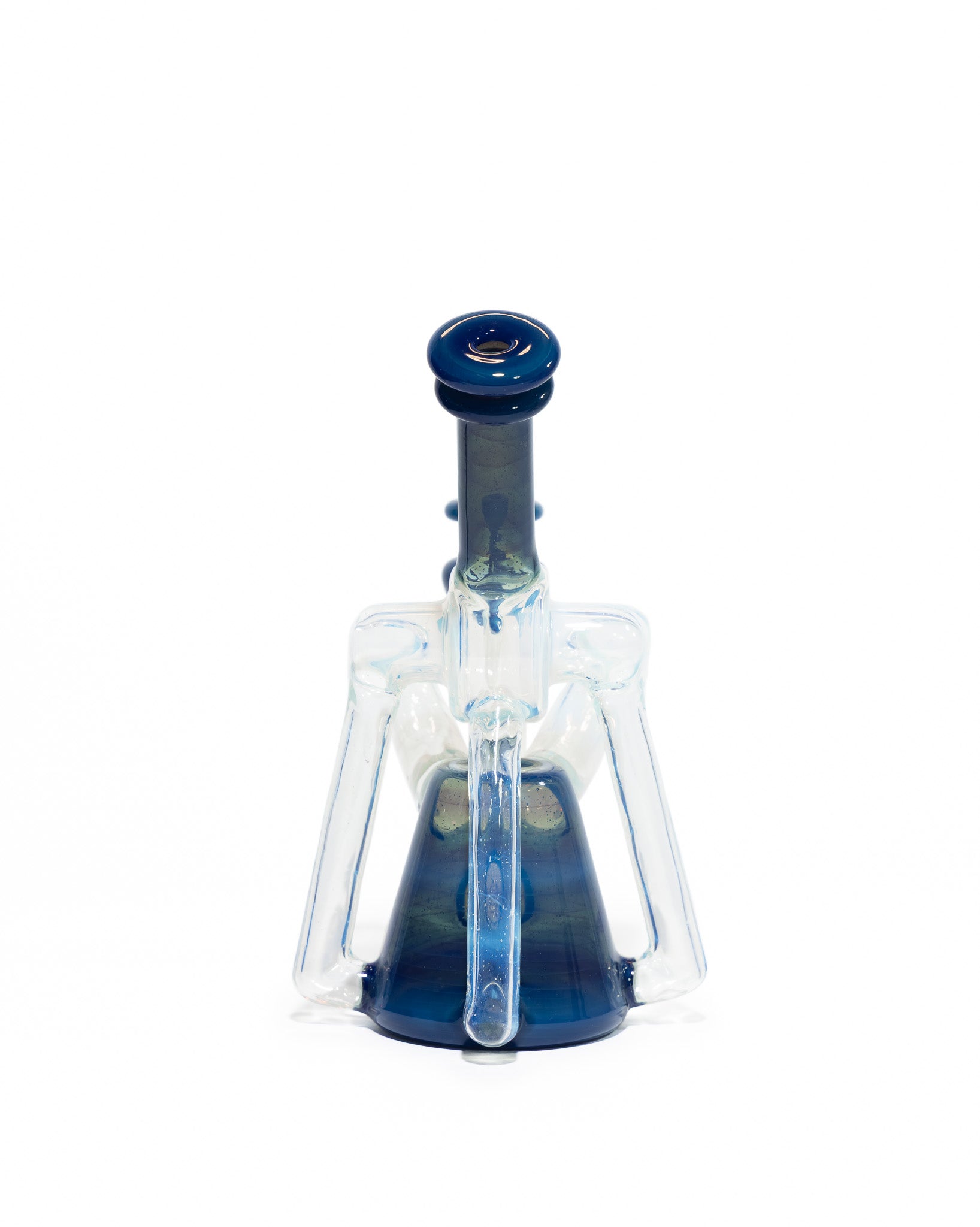 Red Tail Glass - V2 Terp Guzzler Recycler - Ghost & Blue Slyme