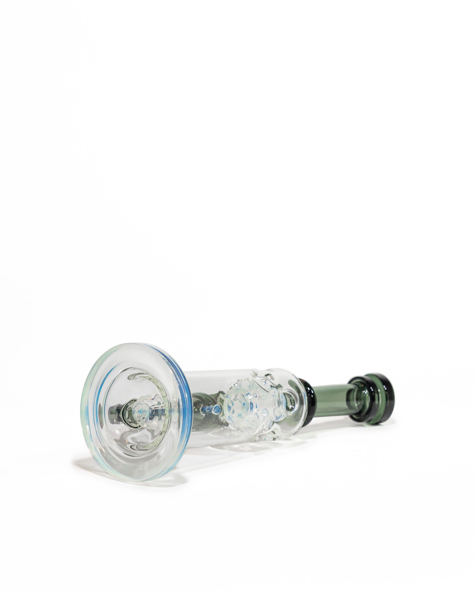 Red Tail Glass - Full Sized Straight Fab Jammer - Dark Clear & Ghost