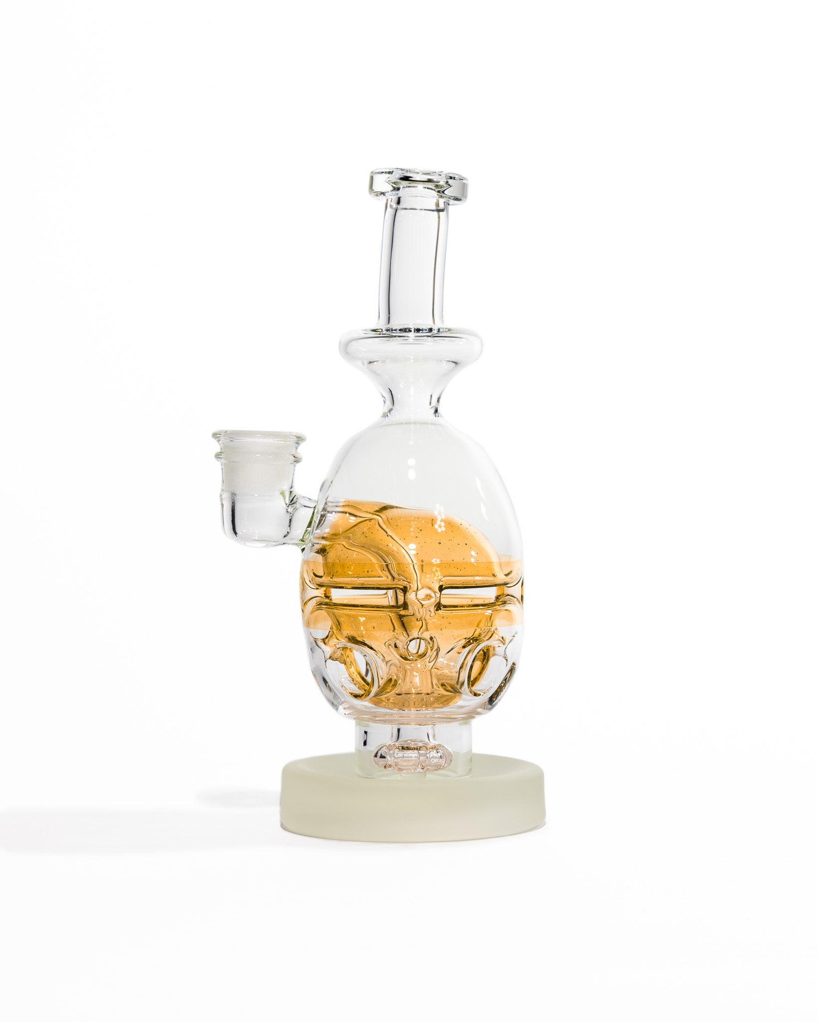 Miner Glass - Fab Egg - Yellow & Frosted Base (CFL)