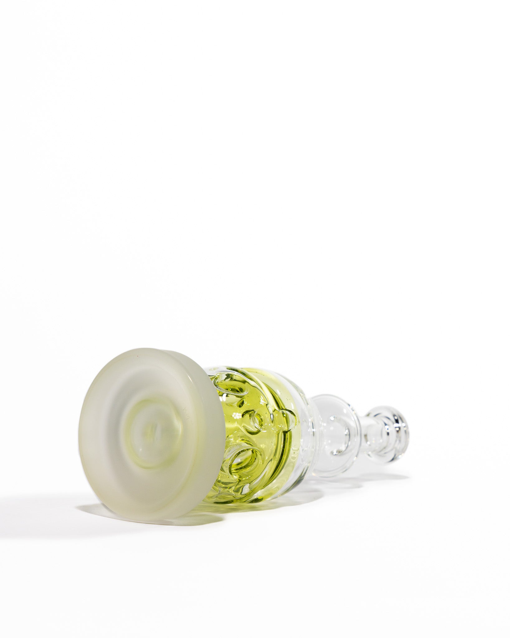 Miner Glass - Fab Egg - Yellow & Frosted Base (CFL)