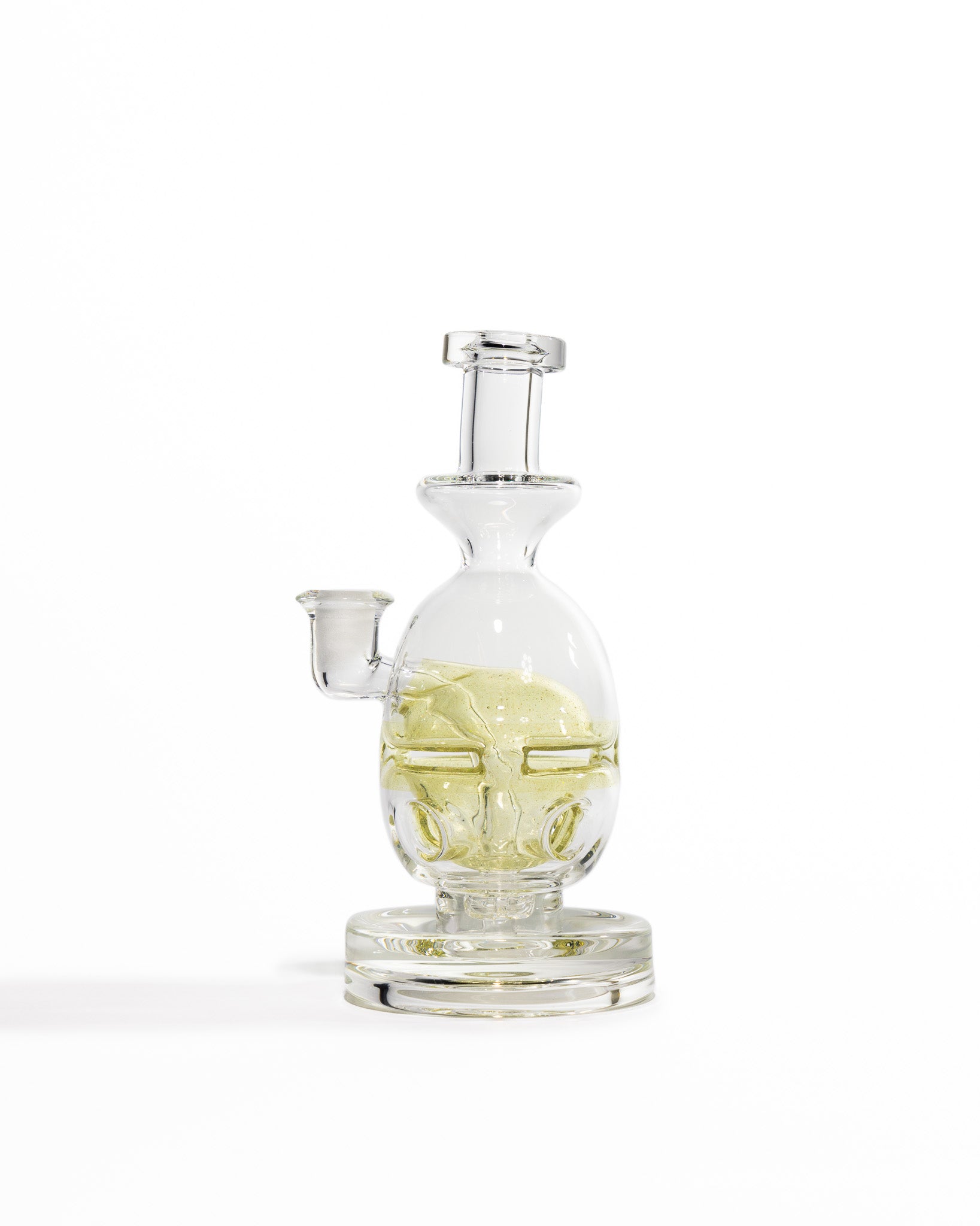Miner Glass - Fab Egg - Clear & Yellow (CFL)