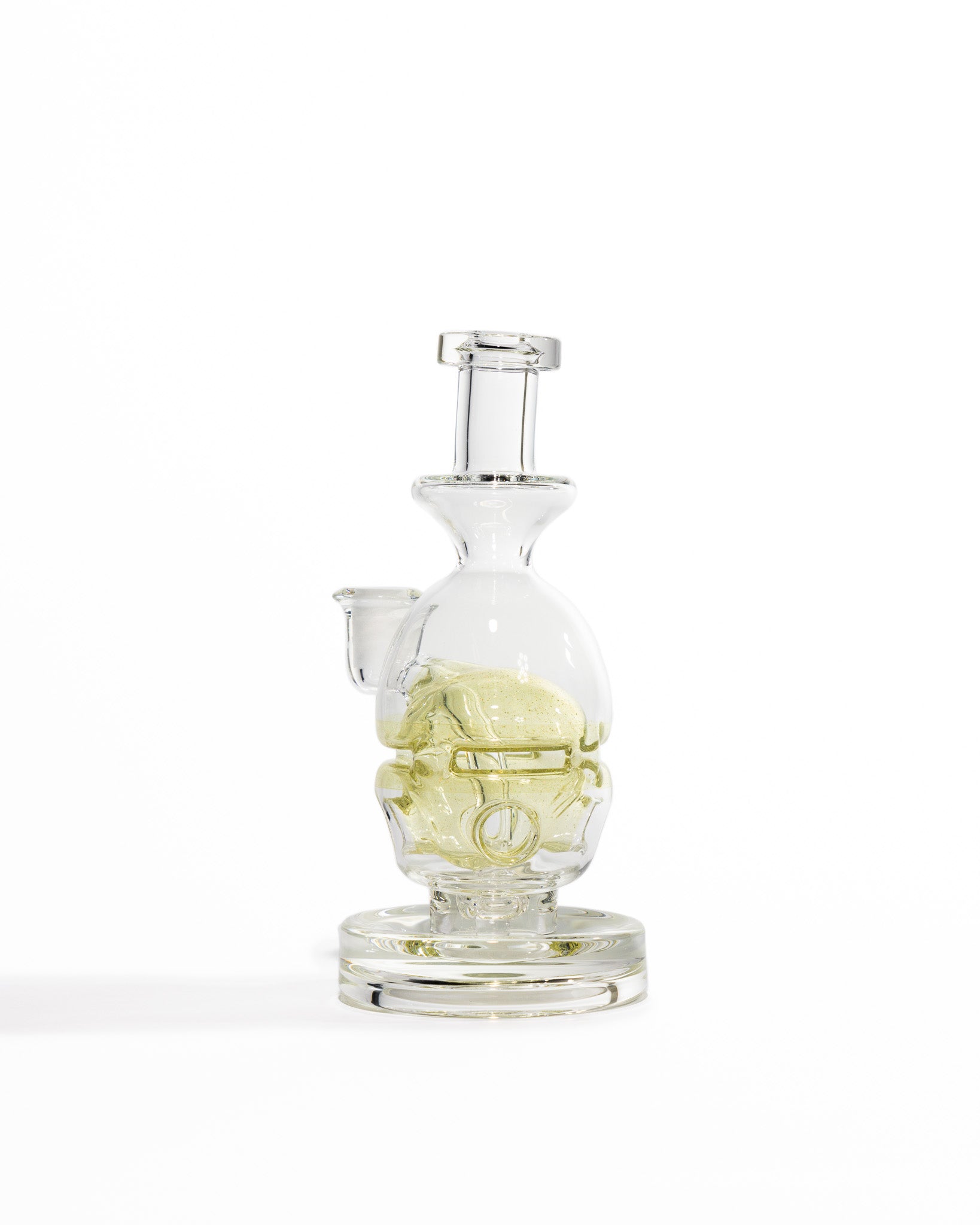 Miner Glass - Fab Egg - Clear & Yellow (CFL)