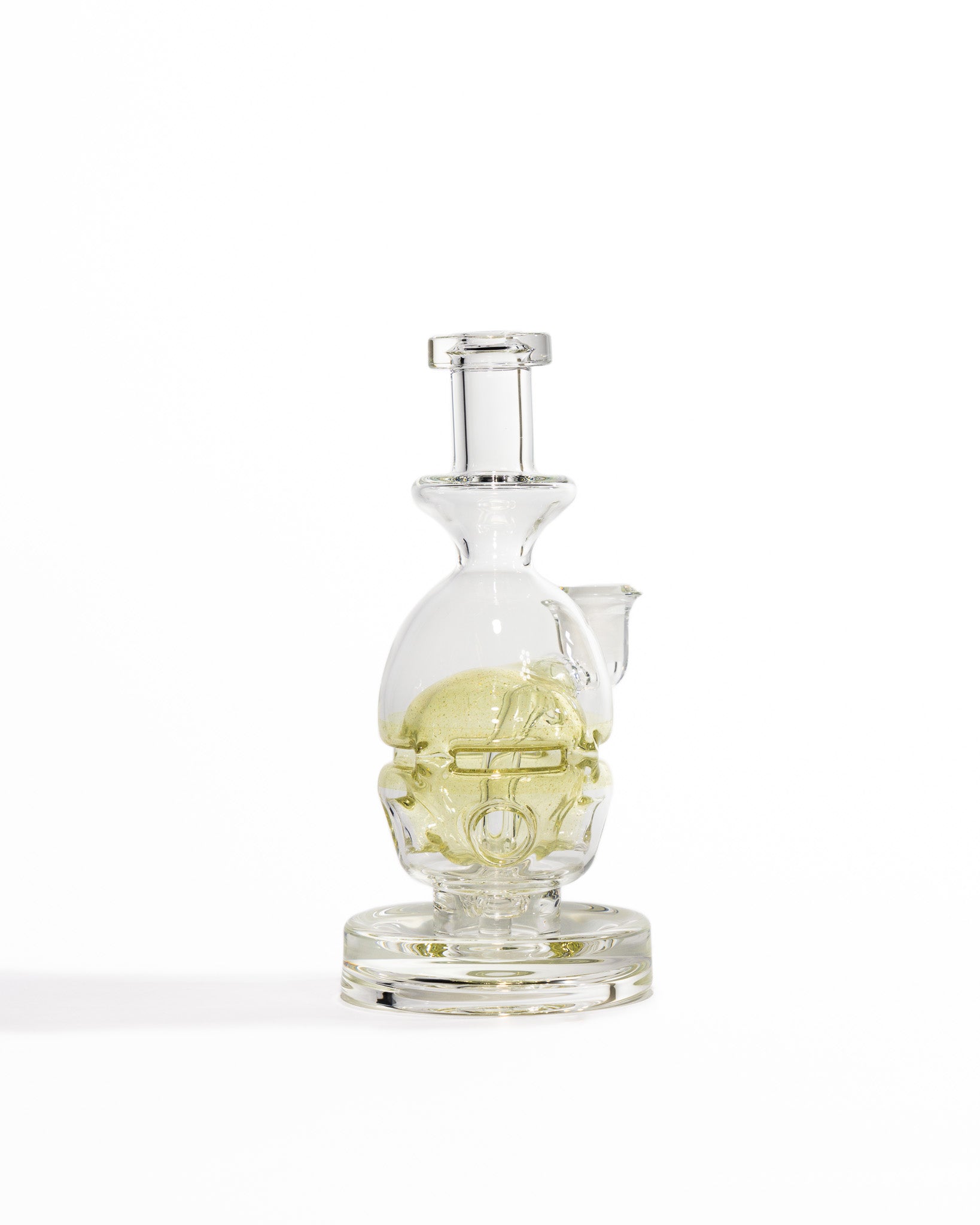 Miner Glass - Fab Egg - Clear & Yellow (CFL)