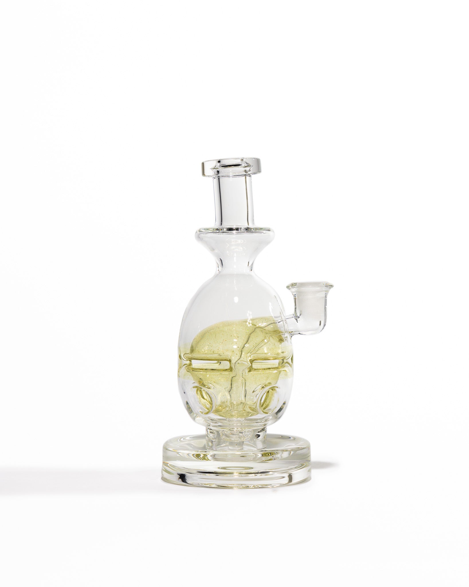 Miner Glass - Fab Egg - Clear & Yellow (CFL)