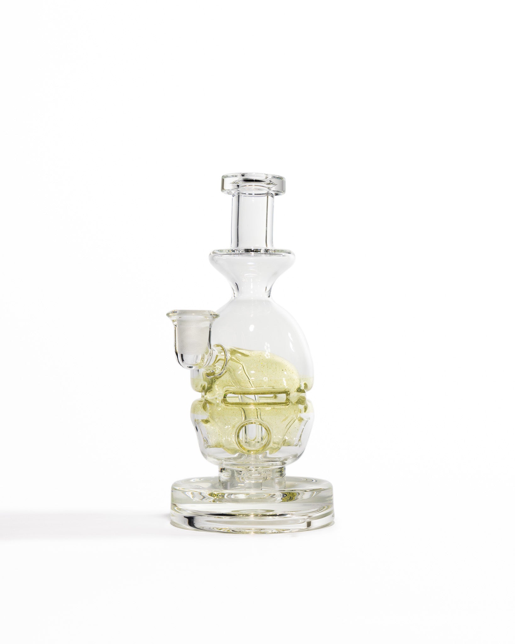 Miner Glass - Fab Egg - Clear & Yellow (CFL)