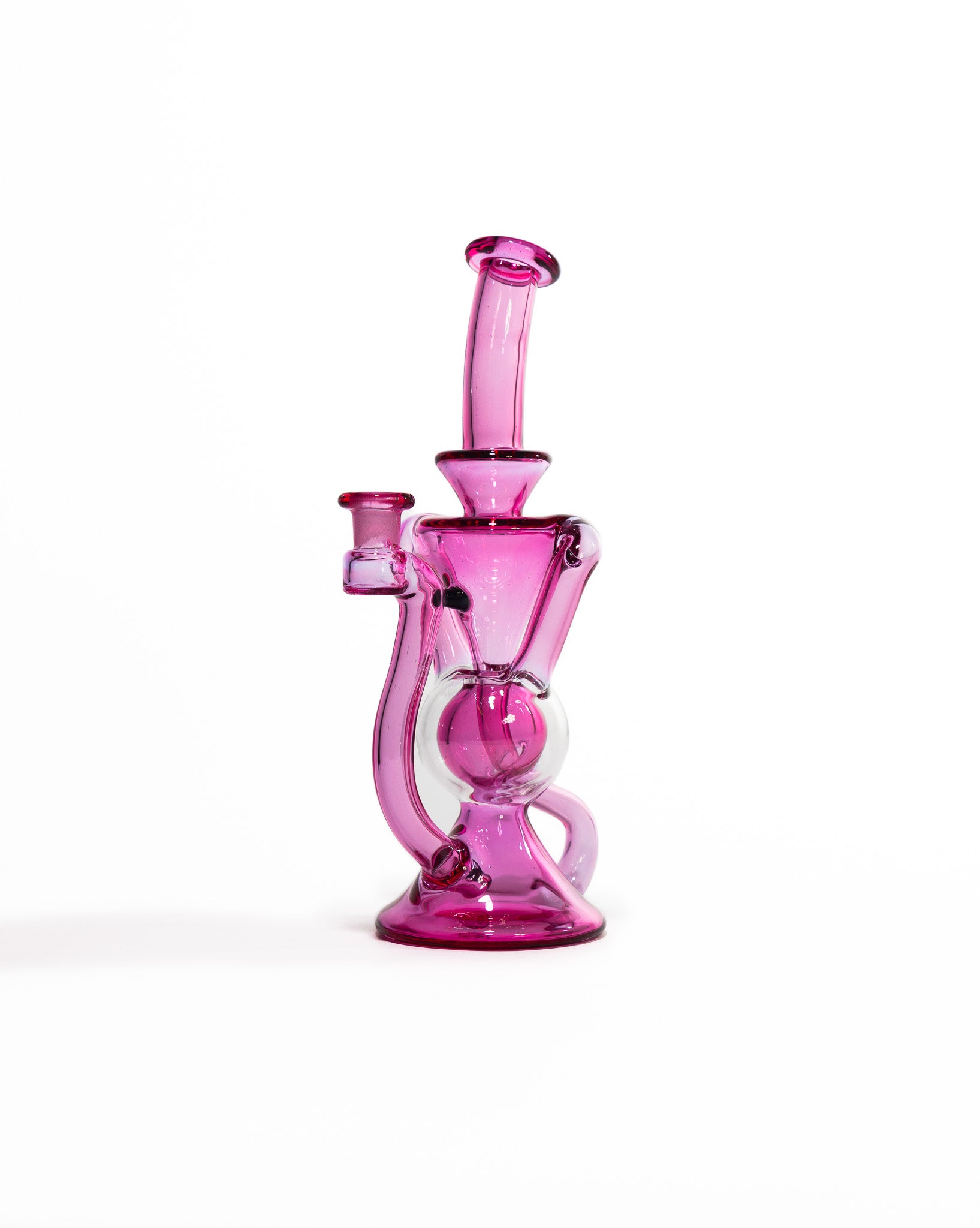 Blew Glass - Dual Uptake Recycler - Pink