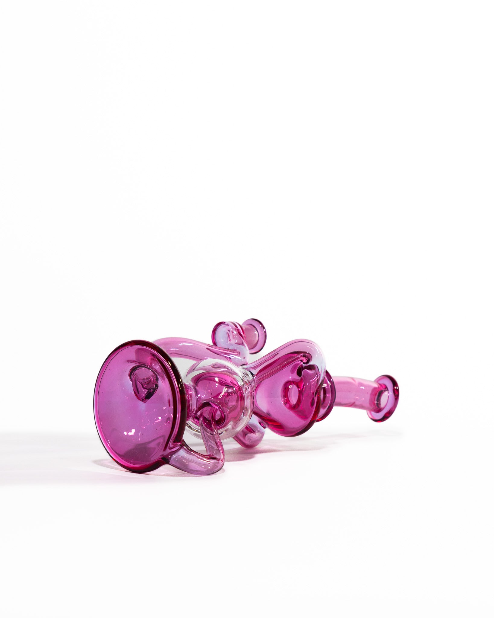 Blew Glass - Dual Uptake Recycler - Pink