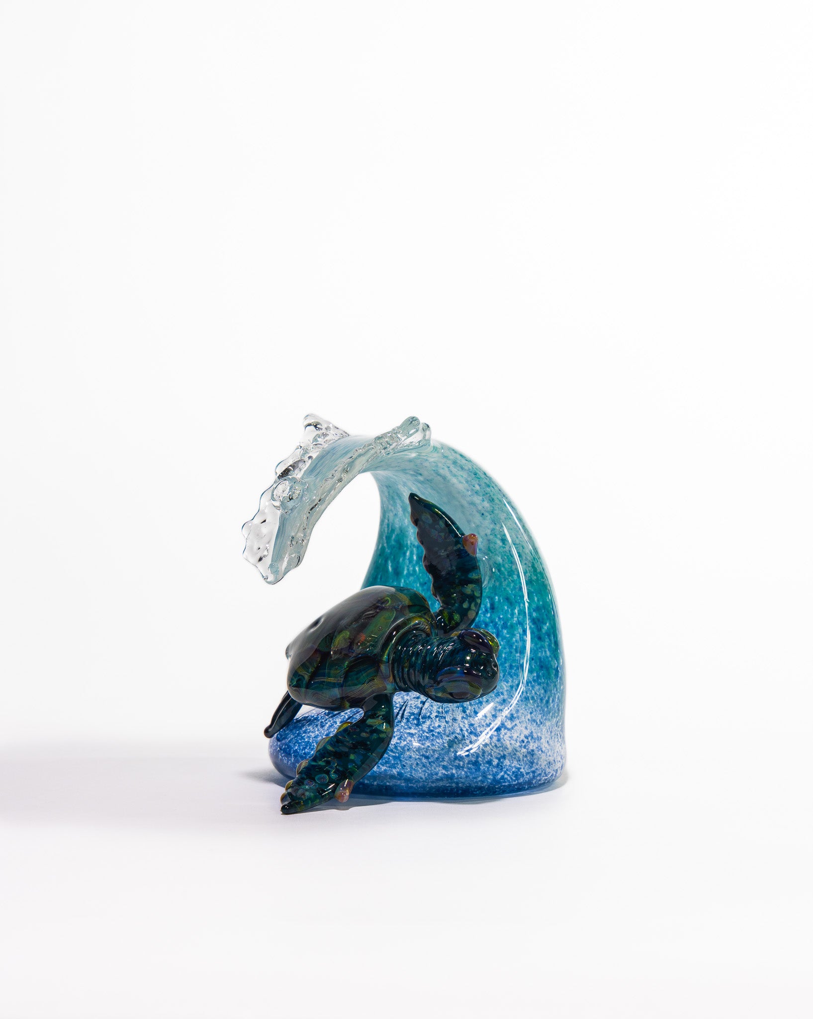 Black Sand Glass - Sea Turtle Wave Rider Rig