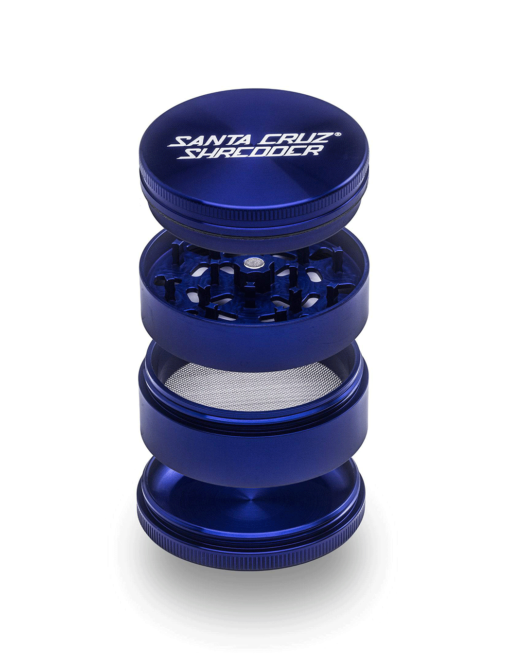Santa Cruz Shredder - Aluminum 4 Piece Herb Grinders - Large