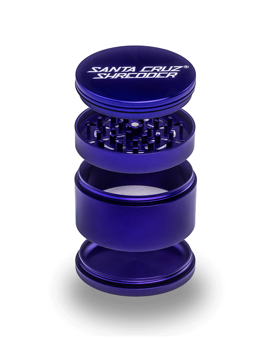 Santa Cruz Shredder - Aluminum 4 Piece Herb Grinders - Jumbo