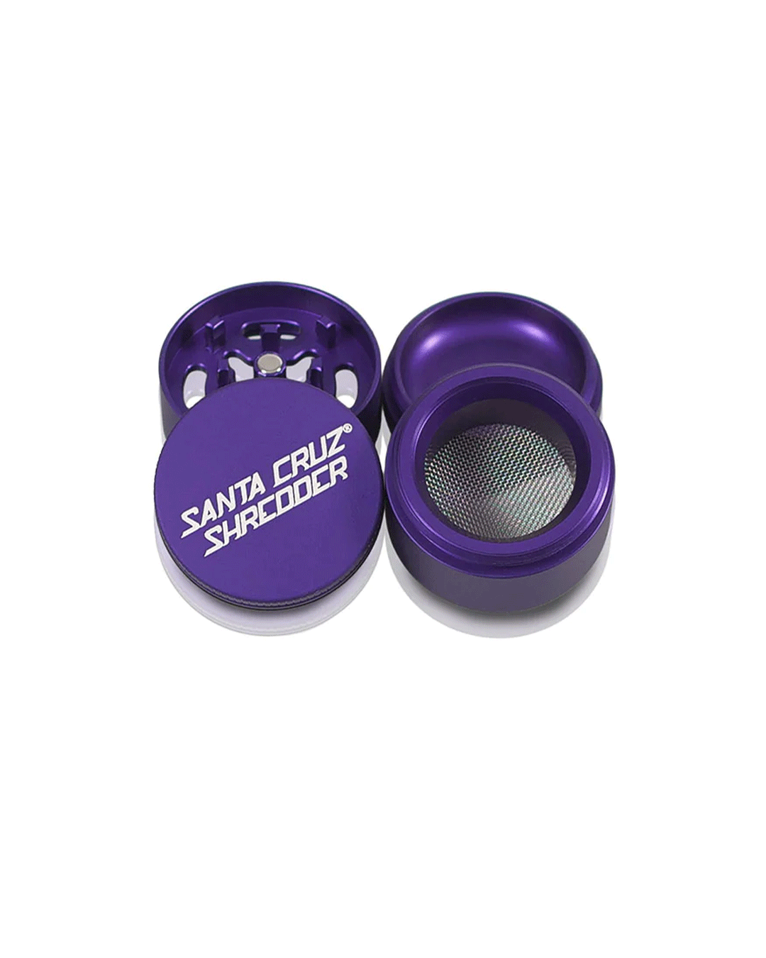 Santa Cruz Shredder - Aluminum 4 Piece Herb Grinders - Jumbo