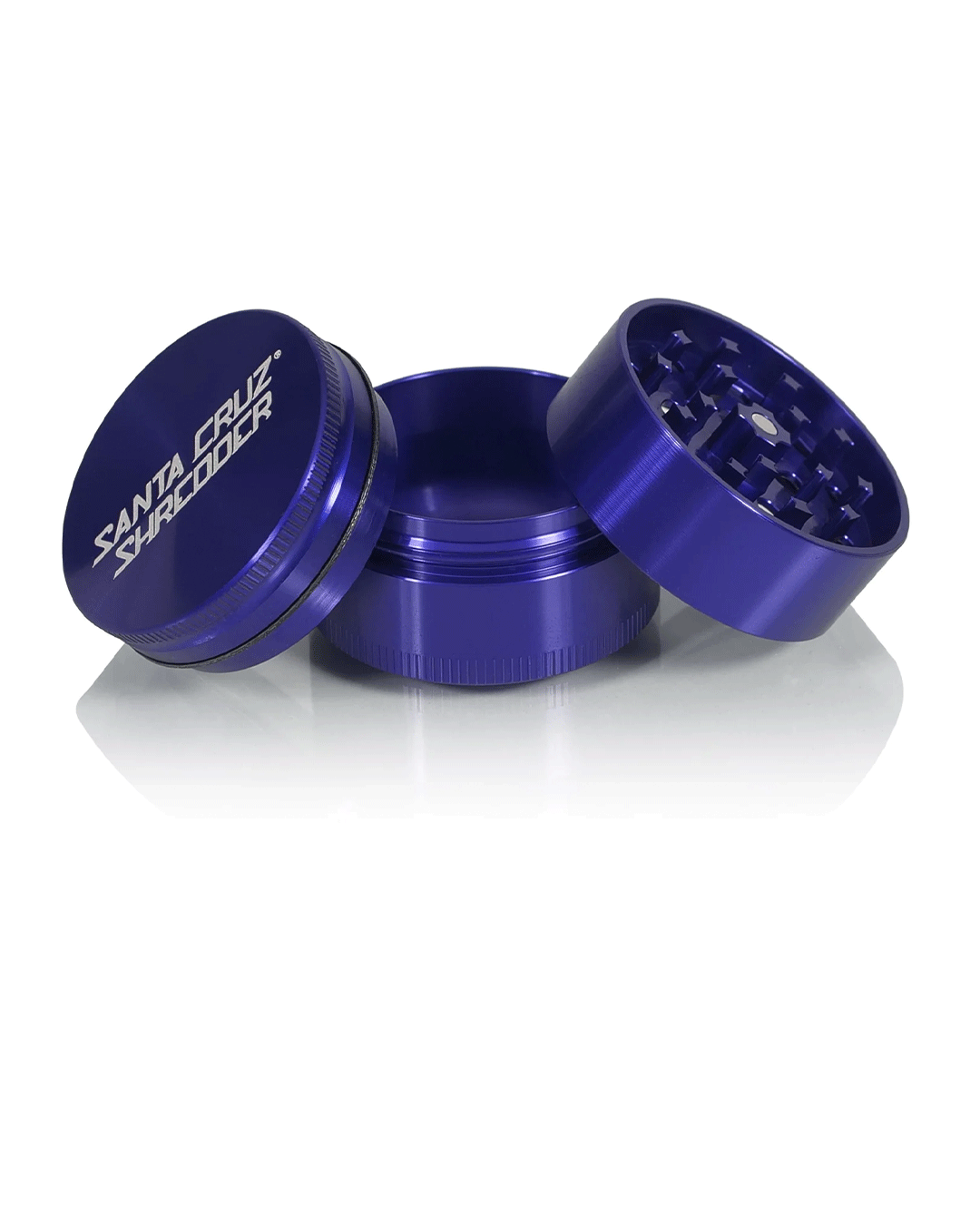 Santa Cruz Shredder - Aluminum 3 Piece Herb Grinders - Medium
