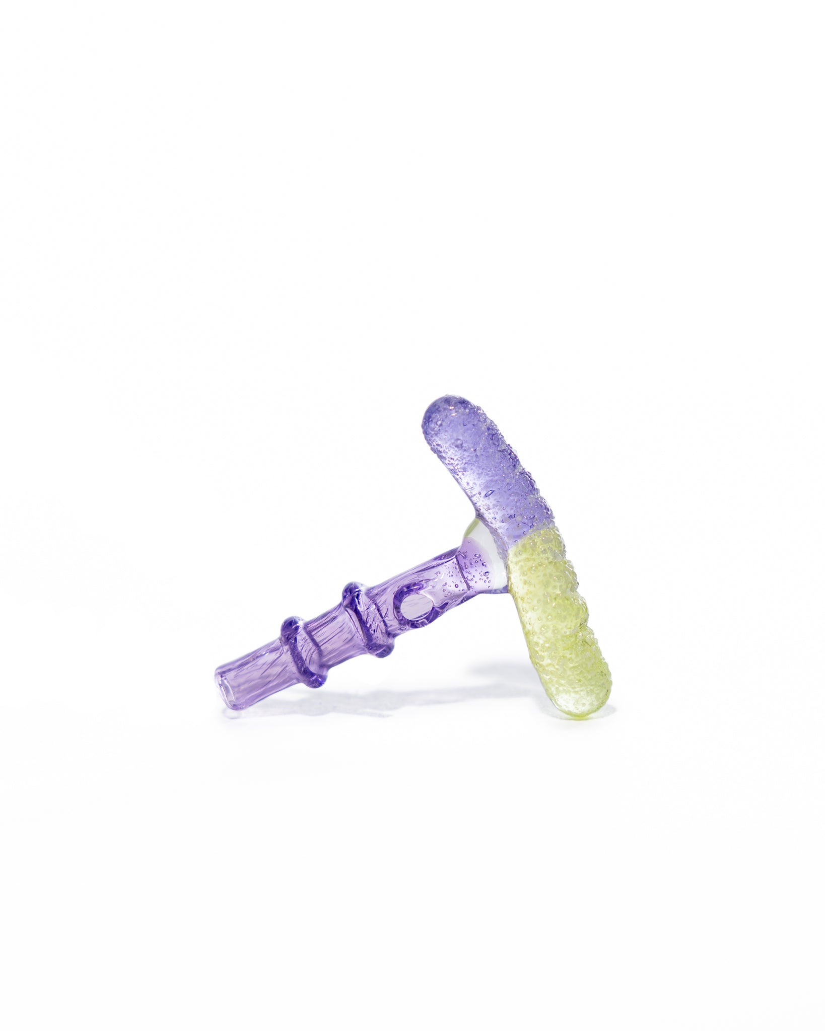 Emperial Glass - Sour Worm 3DXL Joystick Cap - Purple Lollipop & Slyme