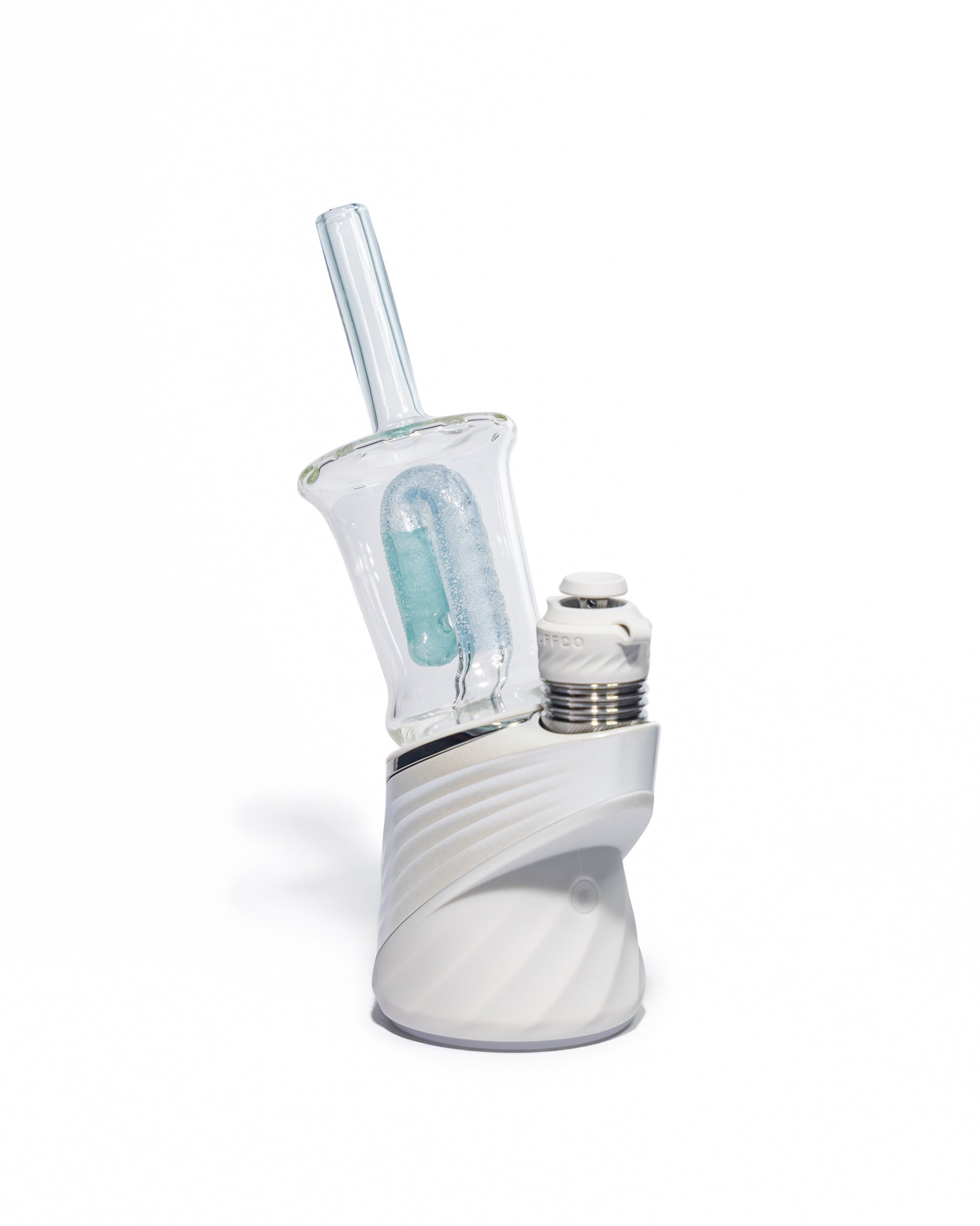 Emperial Glass - Sour Worm Cup Puffco Attachment - Handmix Blue & Aqua