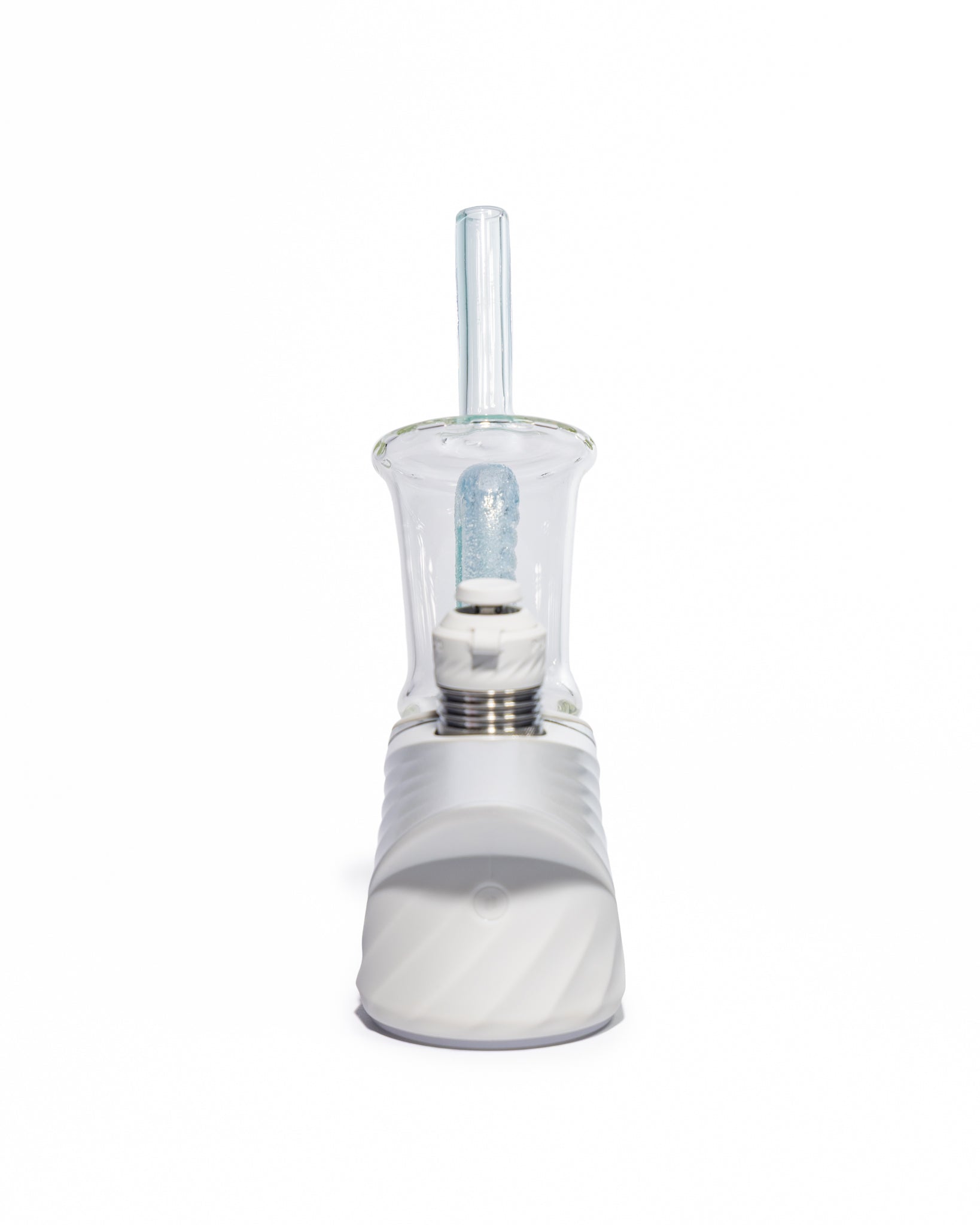 Emperial Glass - Sour Worm Cup Puffco Attachment - Handmix Blue & Aqua