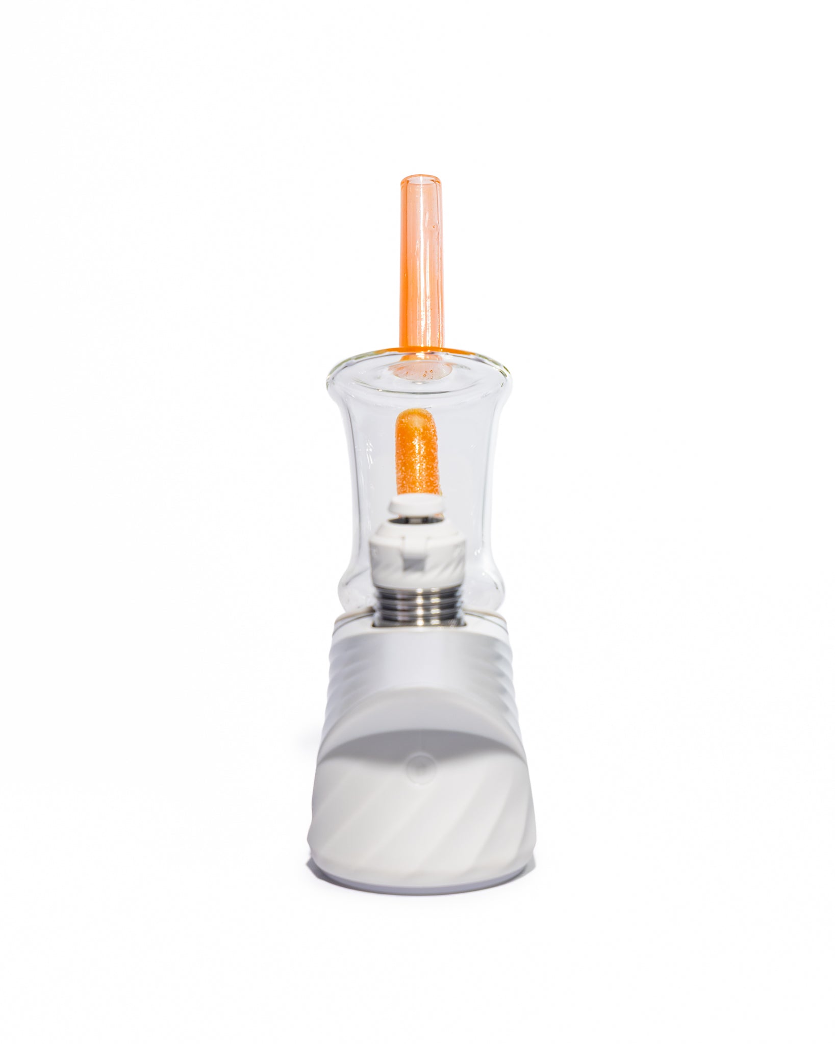 Emperial Glass - Sour Worm Cup Puffco Attachment - Cad Orange & Cad Yellow