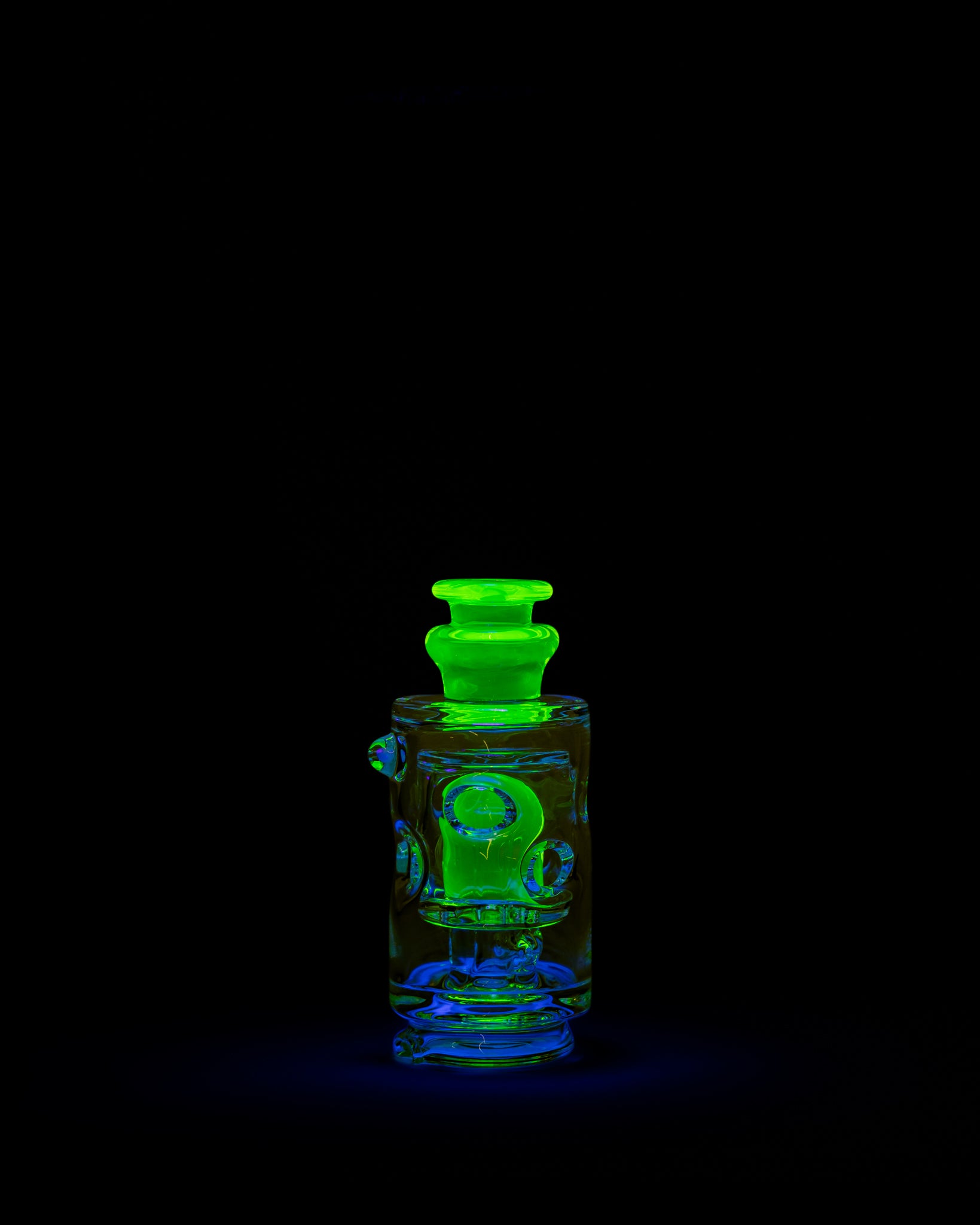 Randohm Glass - Straight Fab Puffco Top - Ion (UV)