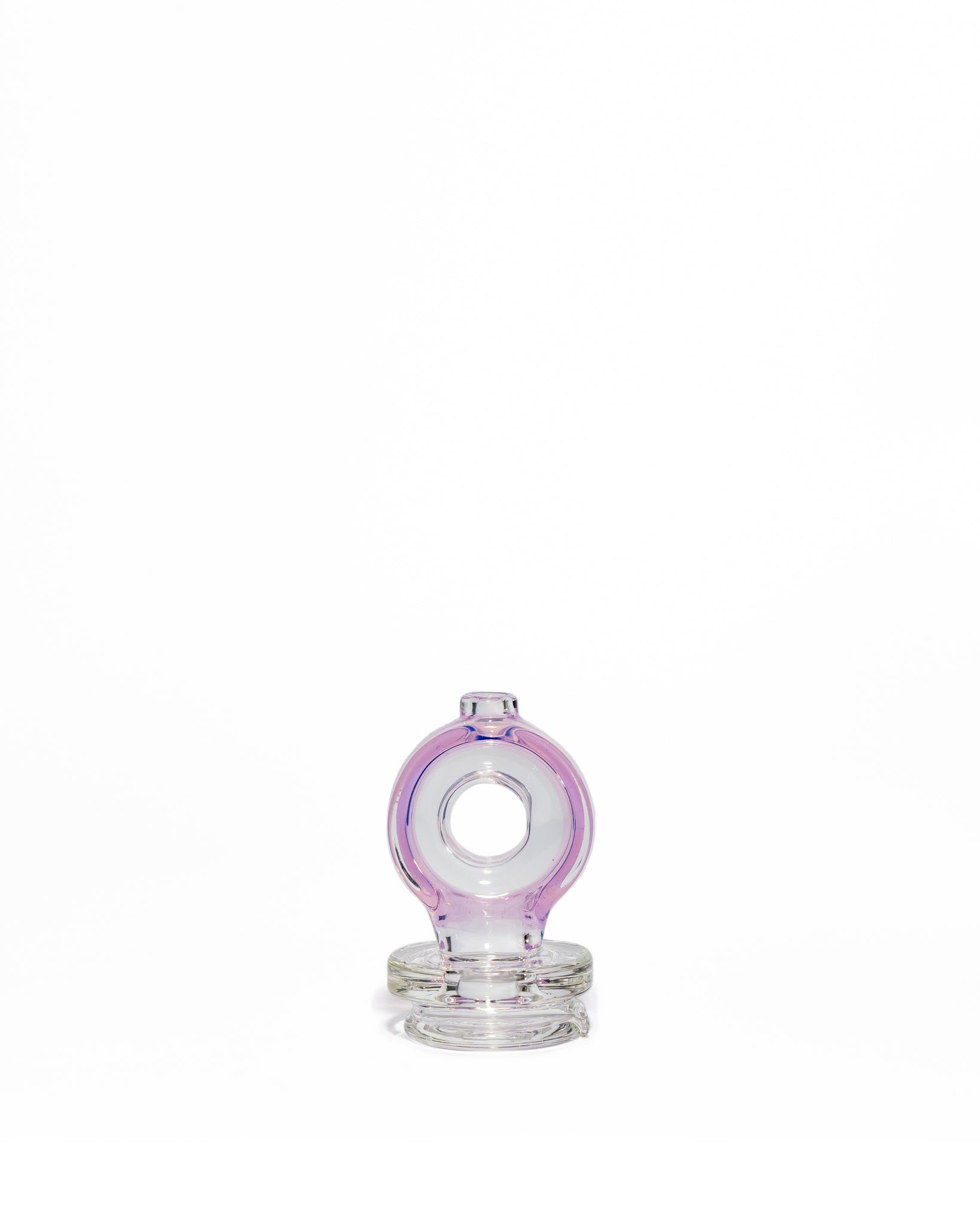 Randohm Glass - Ohm Puffco Dry Top - Rose Quartz