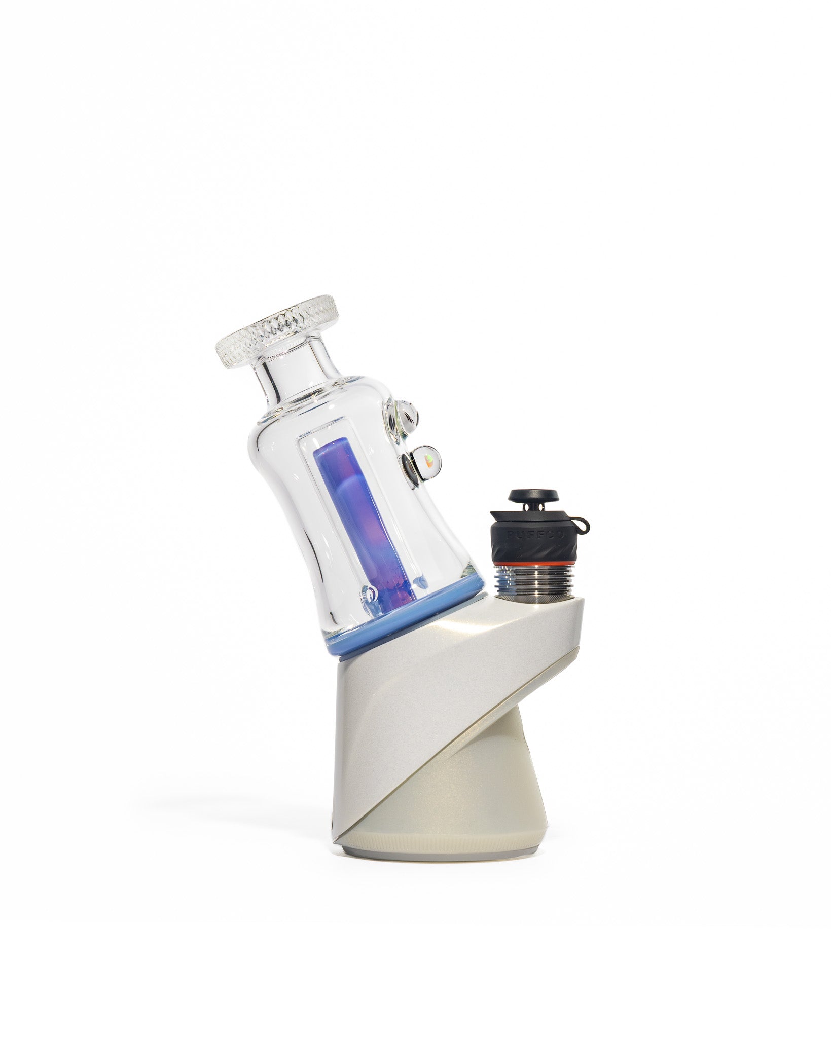 Mac White Glass - Puffco Bubbler Attachment - Opal Skyline