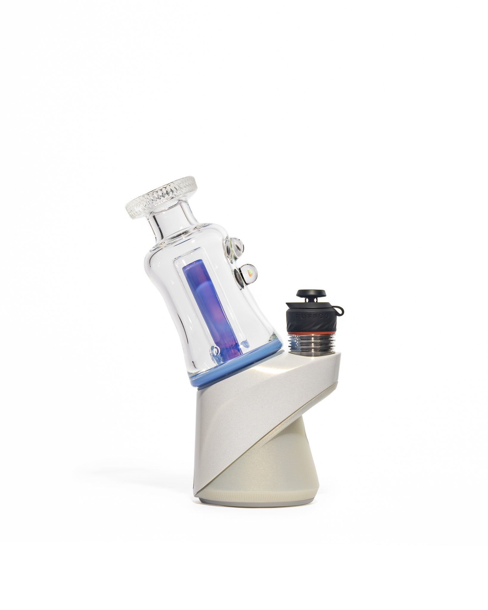 Mac White Glass - Puffco Bubbler Attachment - Opal Skyline