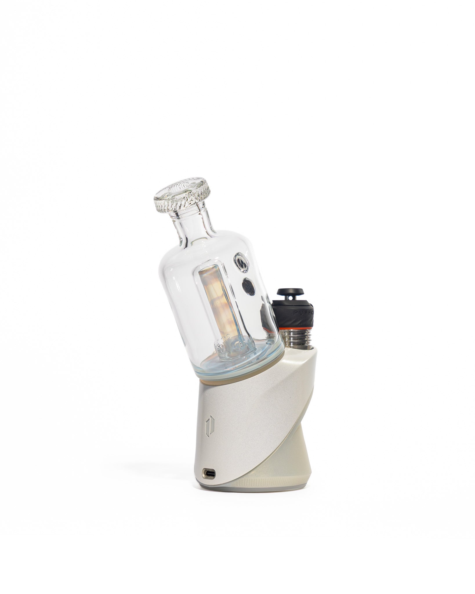 Mac White Glass - Puffco Bubbler Attachment - Mirage (CFL)