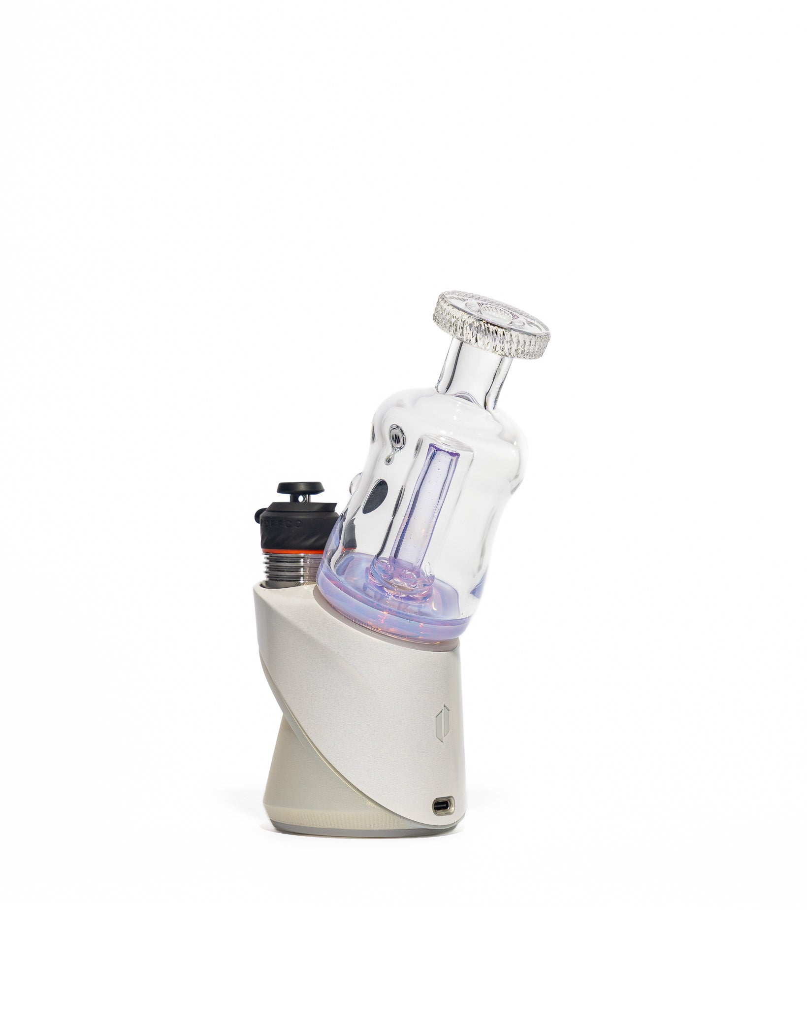 Mac White Glass - Puffco Bubbler Attachment - Lucid (CFL)
