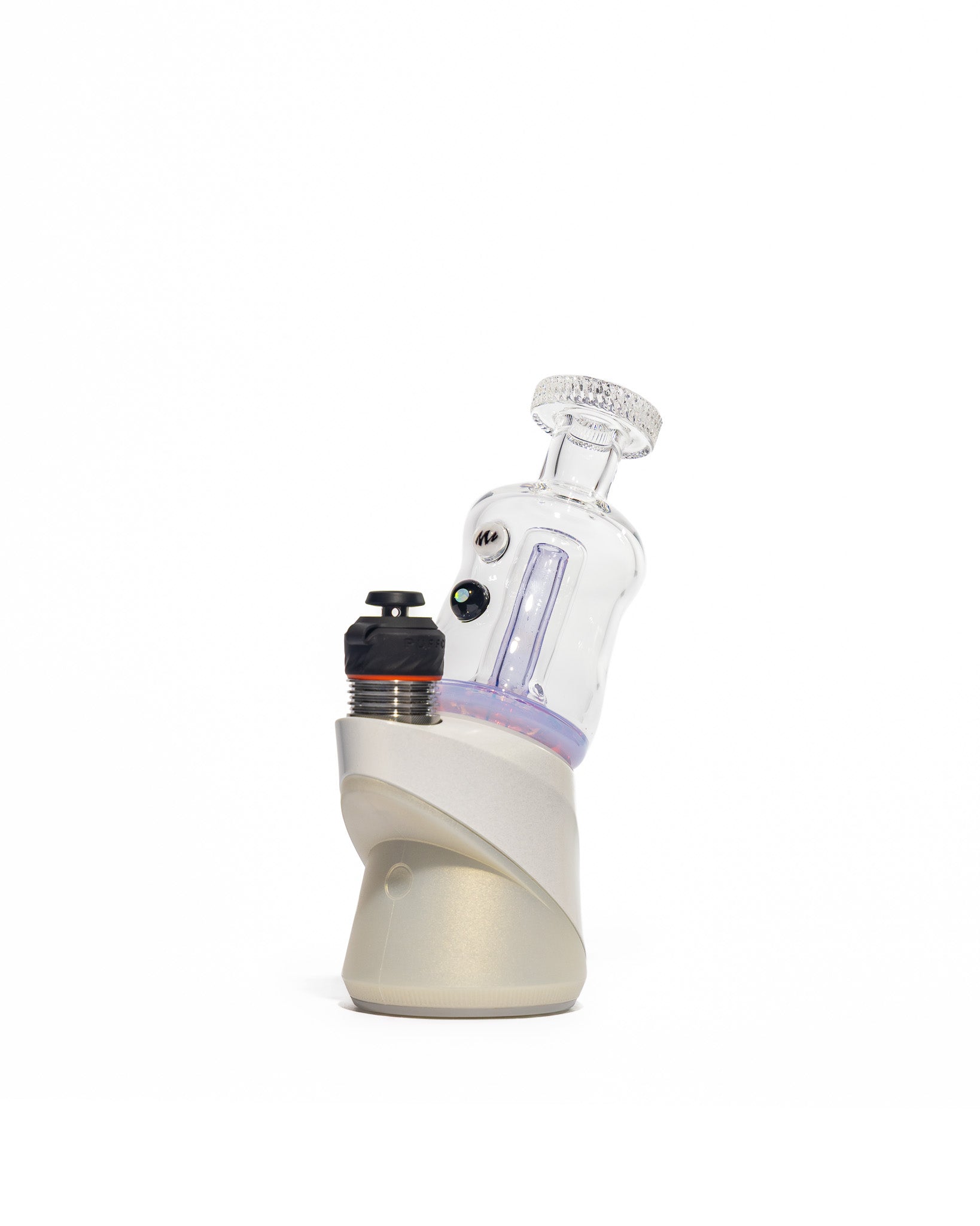 Mac White Glass - Puffco Bubbler Attachment - Lucid (CFL)