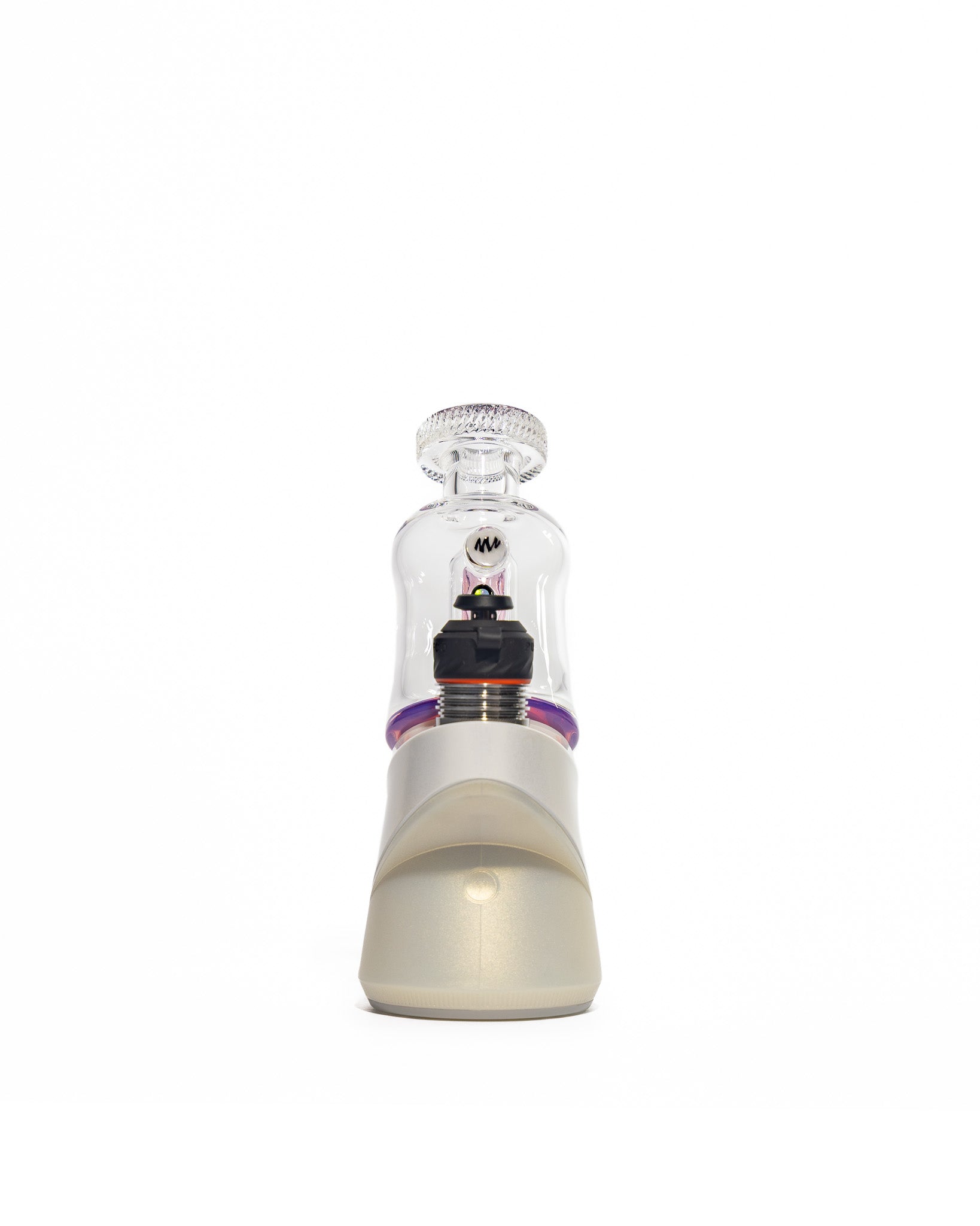 Mac White Glass - Puffco Bubbler Attachment - Stargazer
