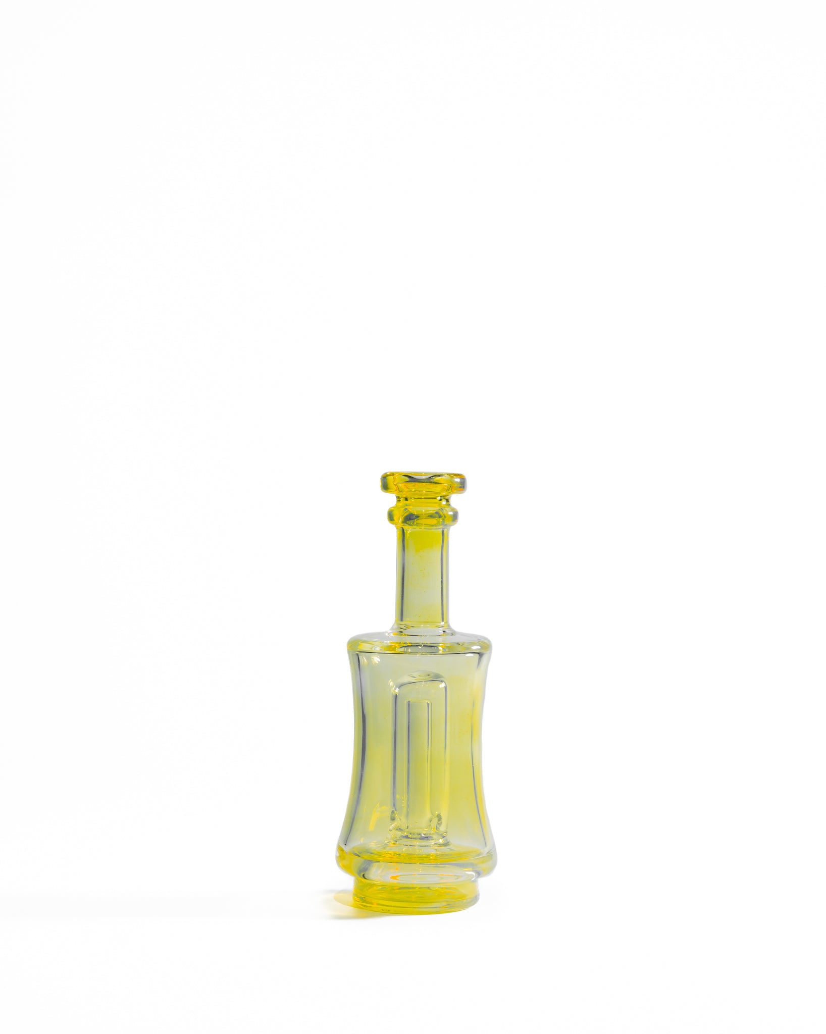 Greek Glass - Puffco Topper Attachment - Clear Silver Fume