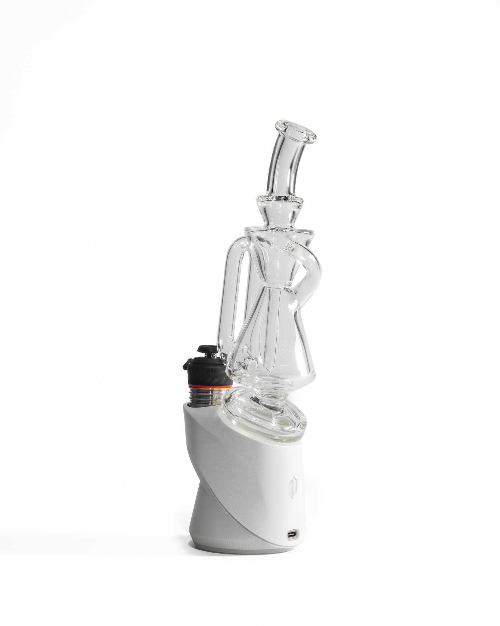 Greek Glass - Puffco Recycler Attachment - Clear
