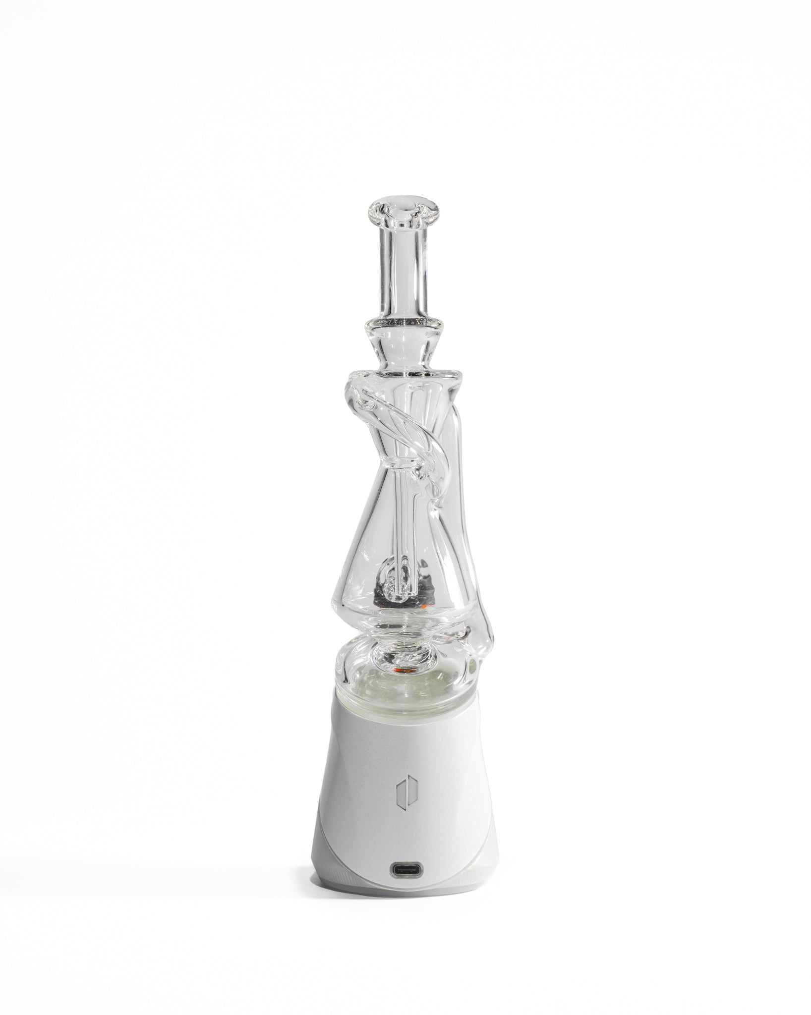 Greek Glass - Puffco Recycler Attachment - Clear