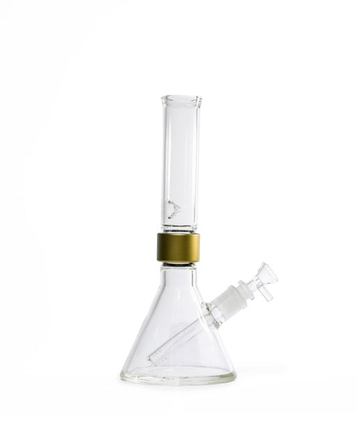 Prism Water Pipes - MINI Standard Beaker Single Stack - Gold