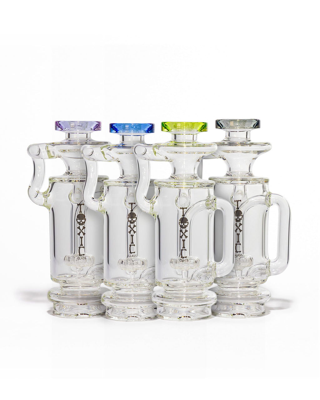 Toxic Glass - Puffco Attachment - Toxic Uptake Recycler