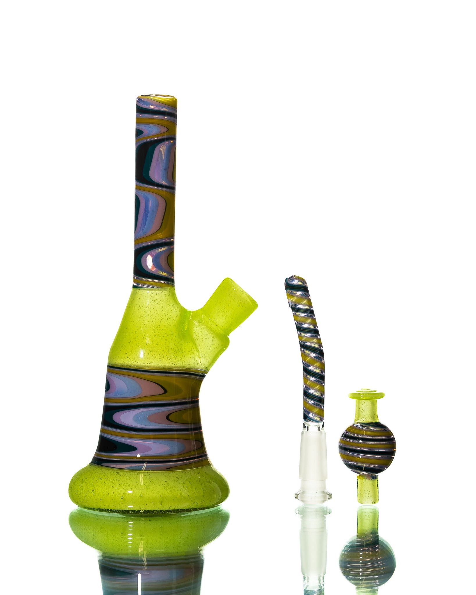 Chuey - Jammer - Green & Blue Wig Wag