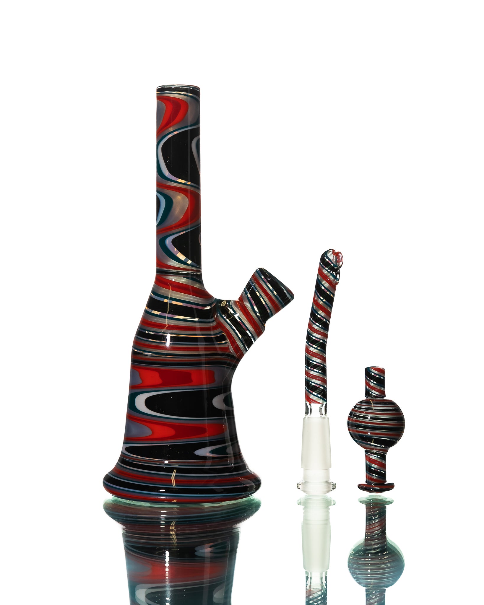 Chuey - Jammer - Red, Grey & Black Wig Wag