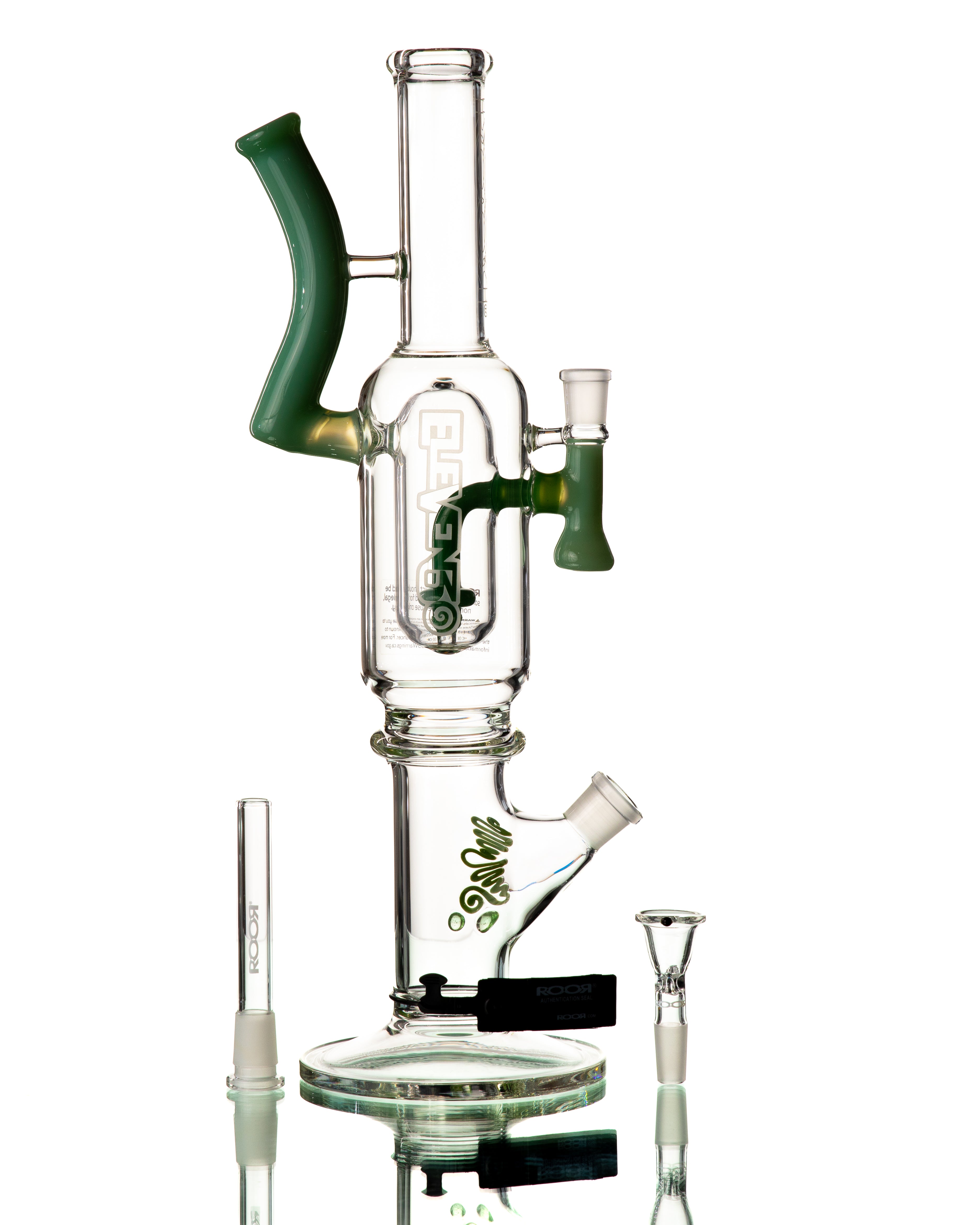 ROOR - 16" X 1130 Straight Tube - Clear & Green