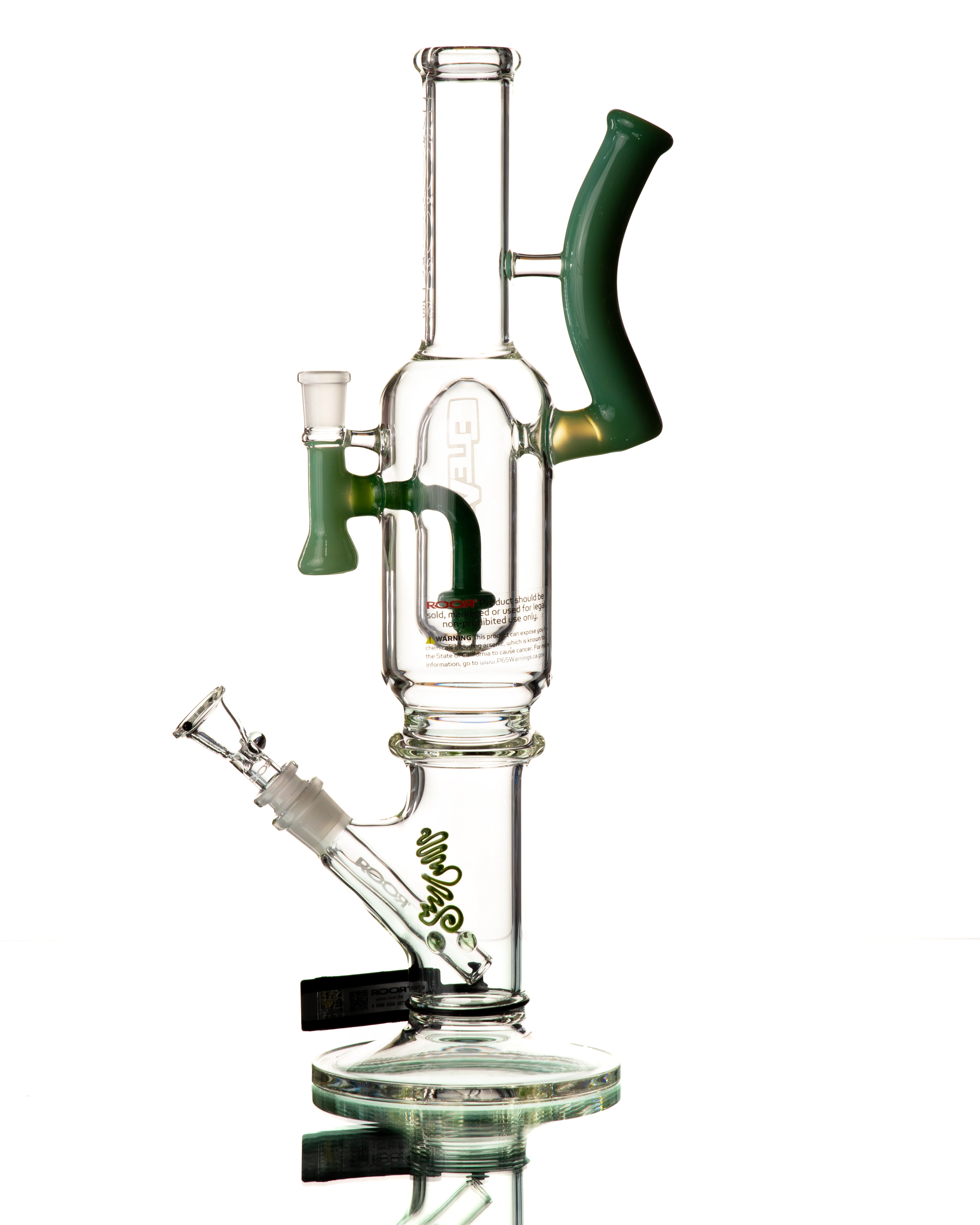 ROOR - 16" X 1130 Straight Tube - Clear & Green