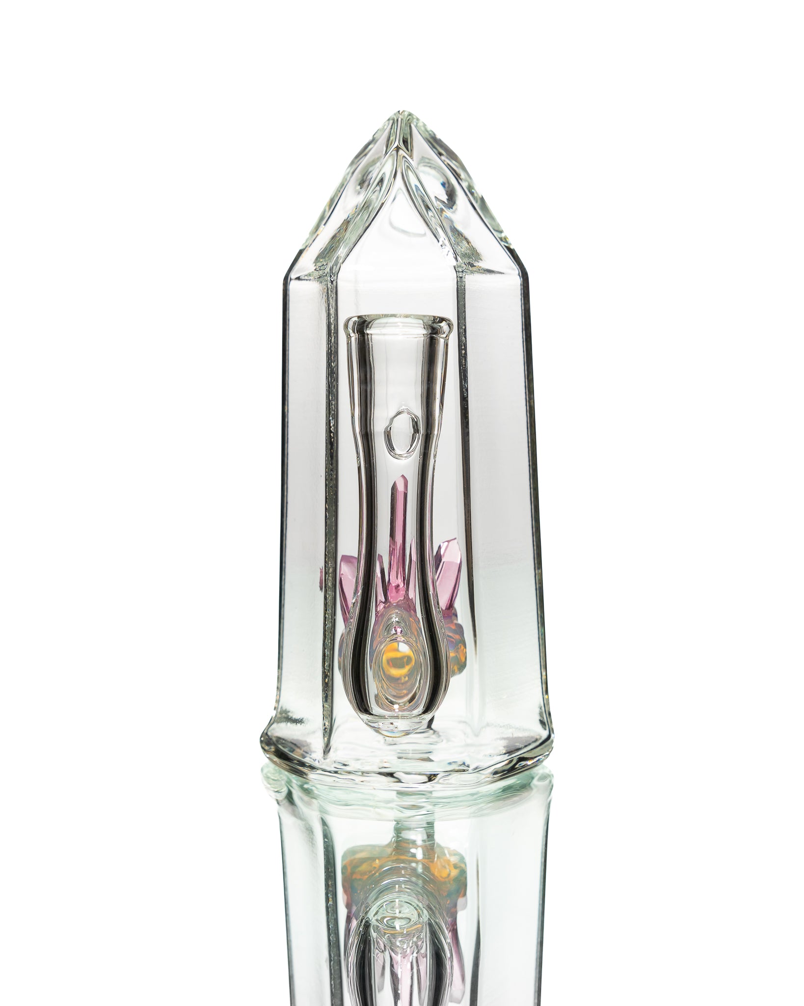 Digger Glass - Crystal Jammer - Pink & Clear
