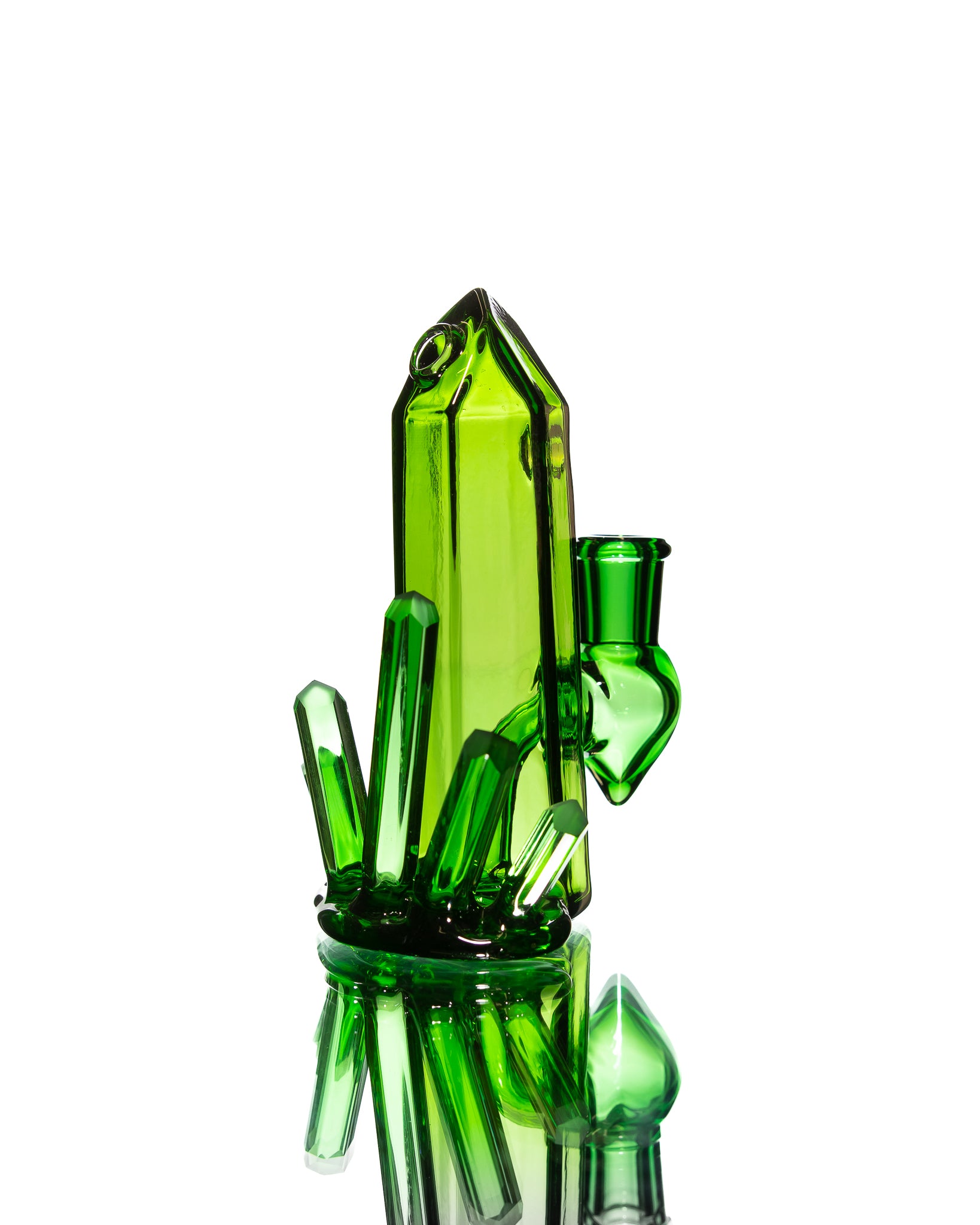 Digger Glass - Mini Crystal Jammer - Green