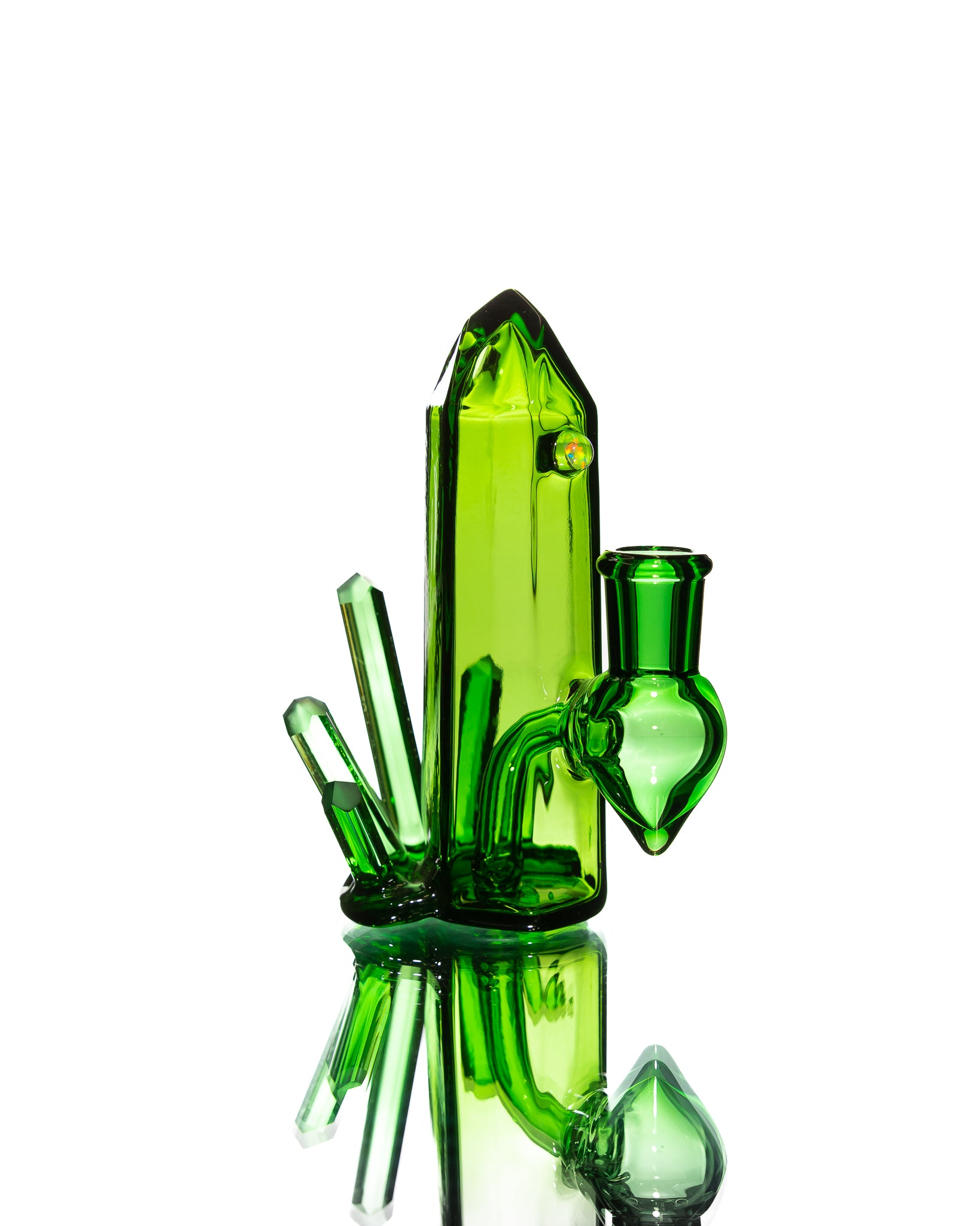 Digger Glass - Mini Crystal Jammer - Green