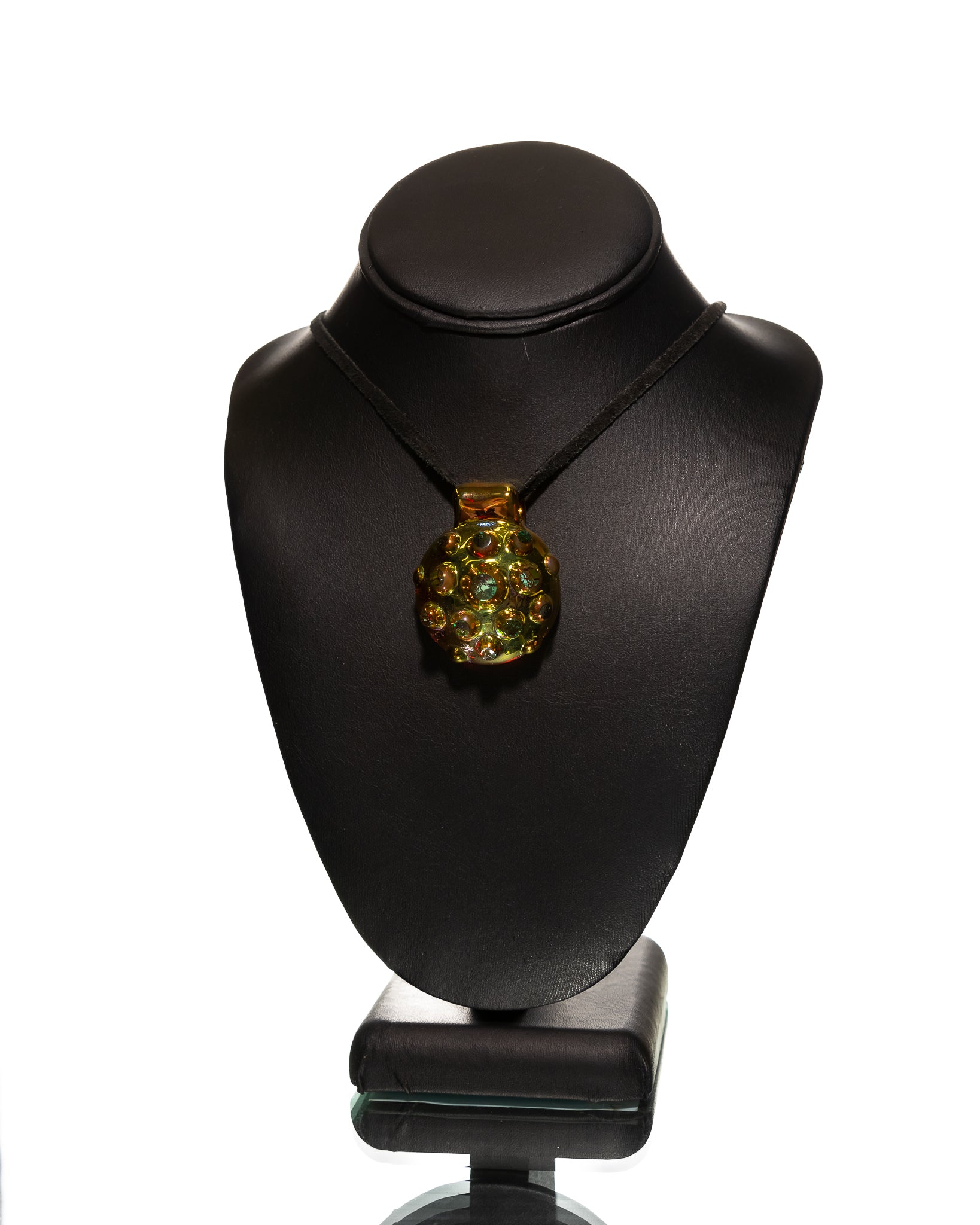 Digger Glass - Gold Pendant