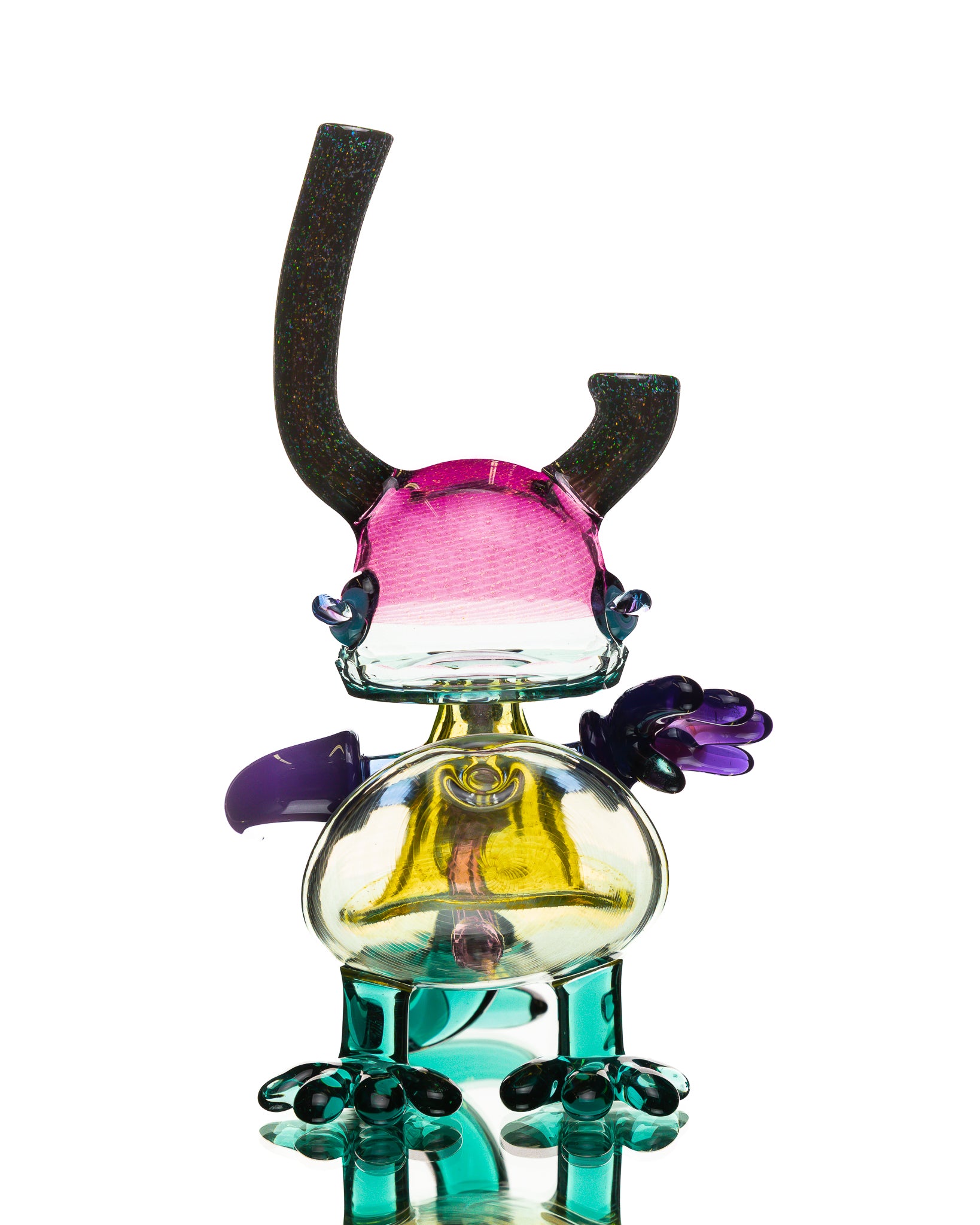 Lerk the World - Standing Full Body - Pink, Purple & Teal