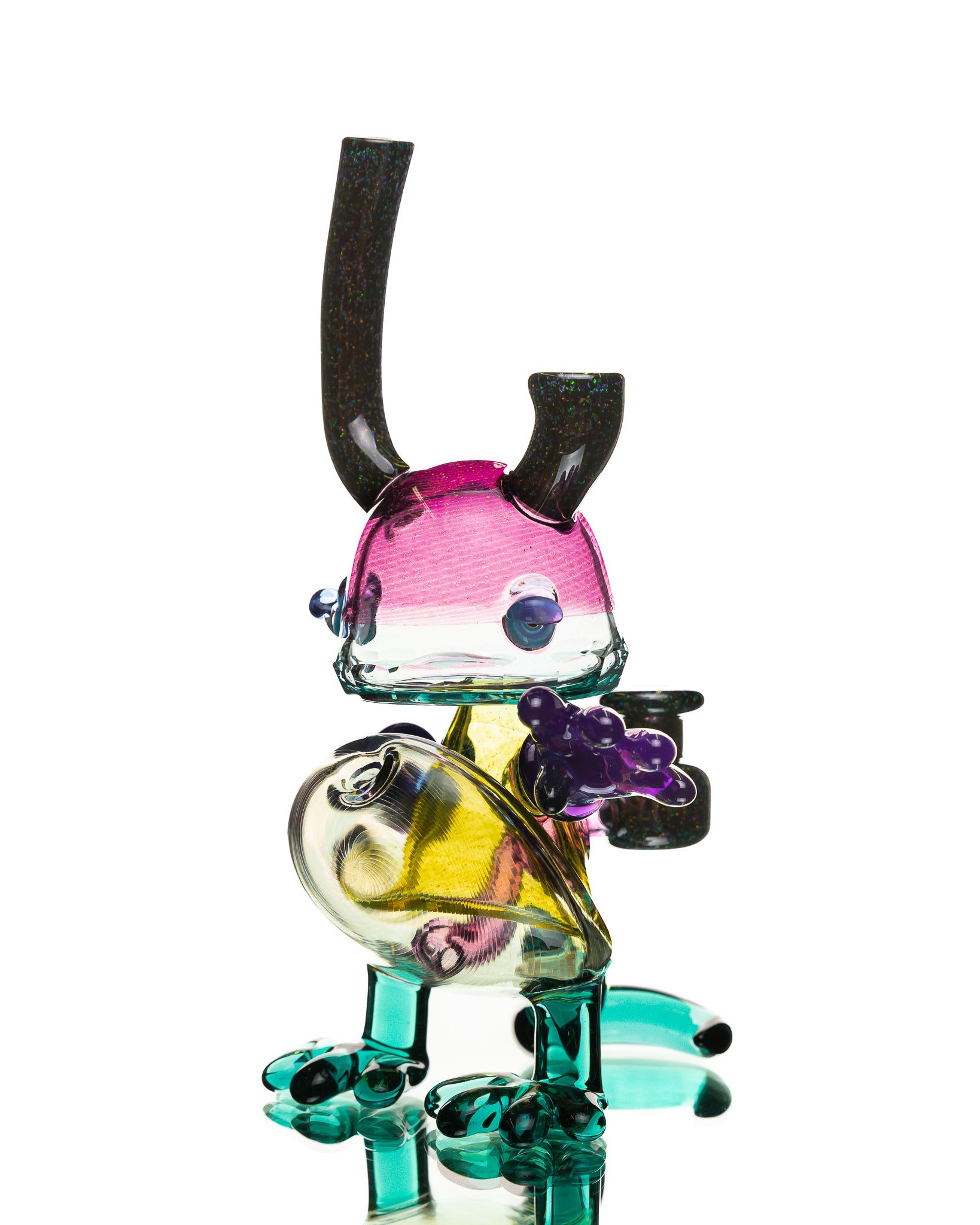 Lerk the World - Standing Full Body - Pink, Purple & Teal