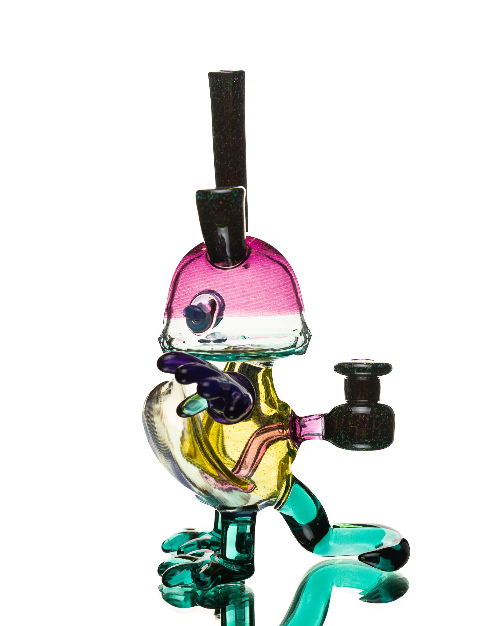 Lerk the World - Standing Full Body - Pink, Purple & Teal