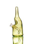 Costa Glass - Sake Bottle Bubbler - Green (CFL)