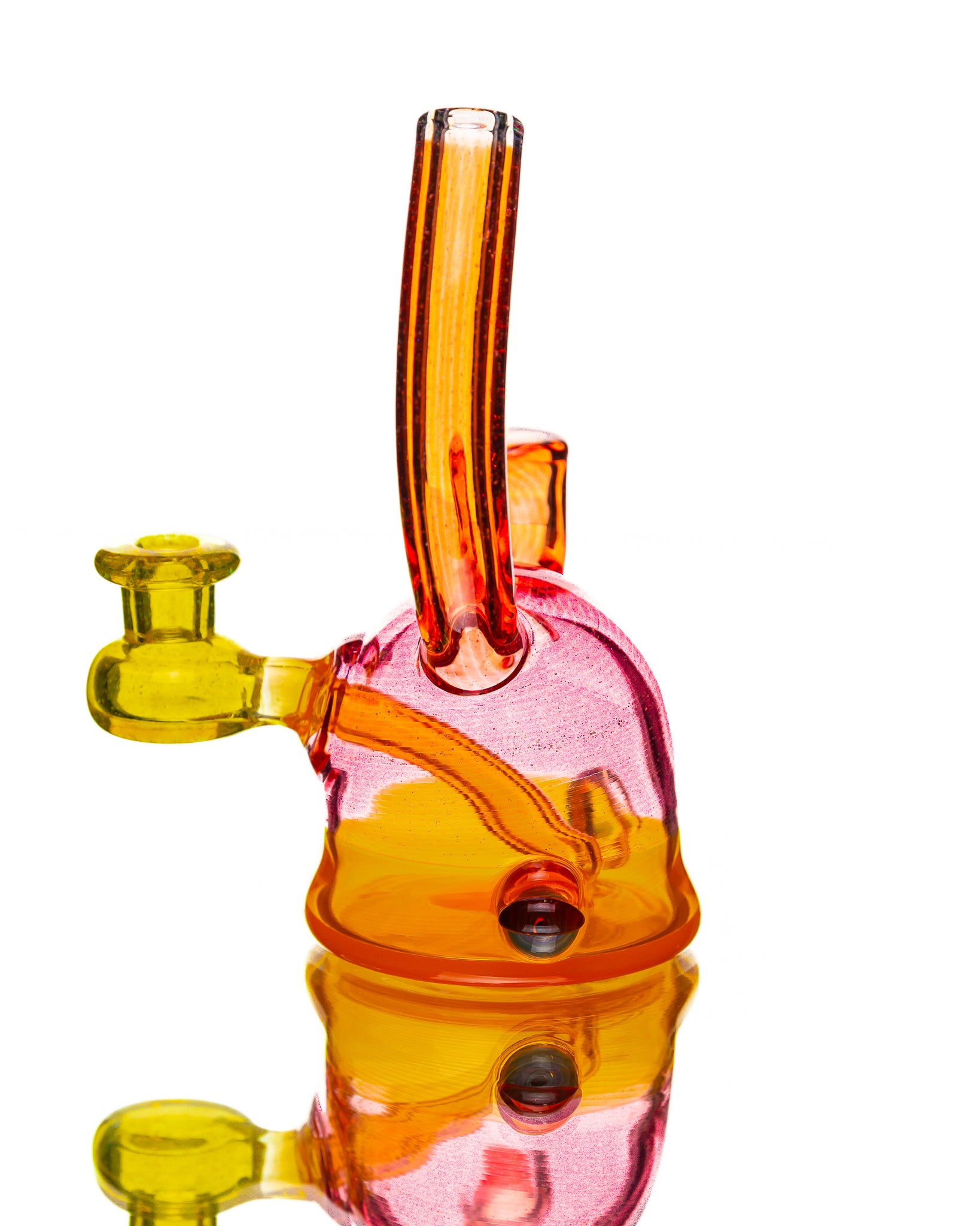 Lerk the World - Head Jammer - Gold Ruby & Transparent Orange (CFL)