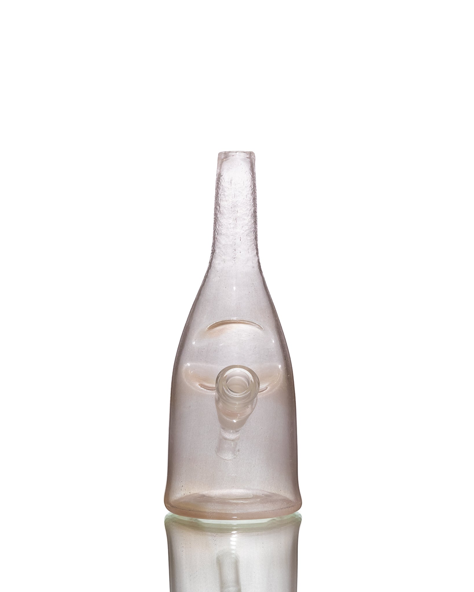 Costa Glass - Sake Bottle Bubbler - Frosted White